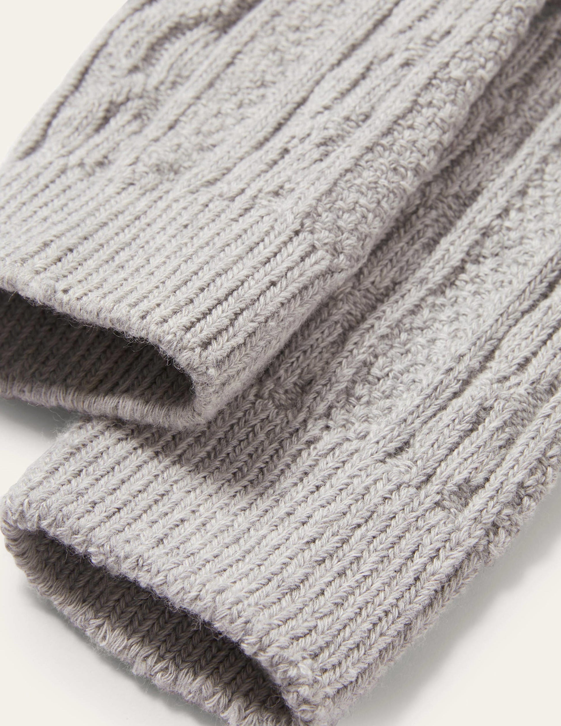 Collant en maille torsadée sans pieds-Gris chiné-2