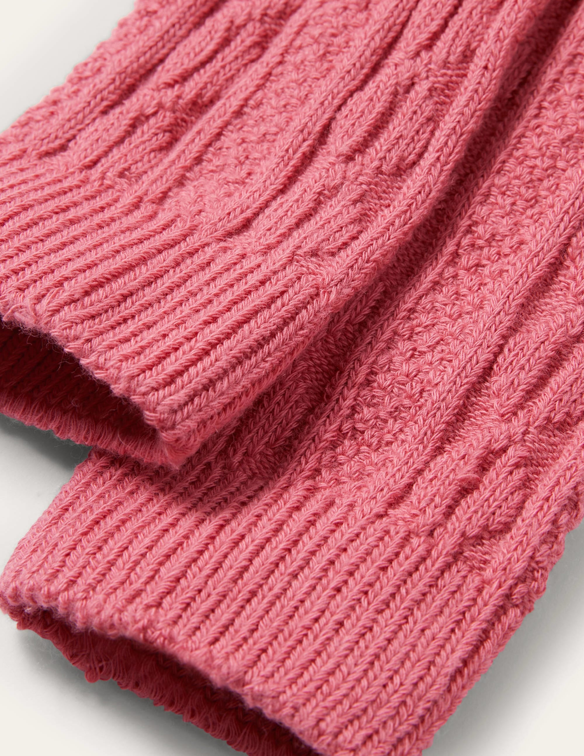 Collant en maille torsadée sans pieds-Rose automnal - Image 2