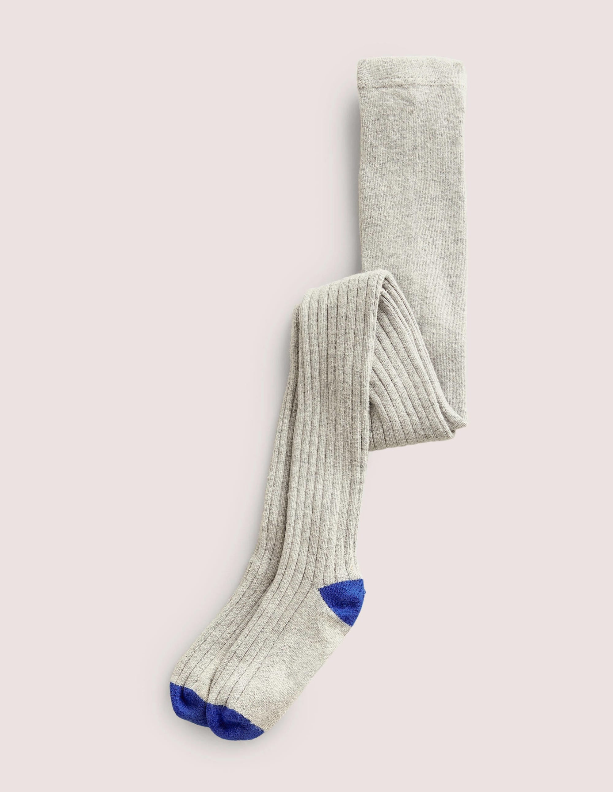 Rippenstrumpfhose-Grau Meliert - Image 1