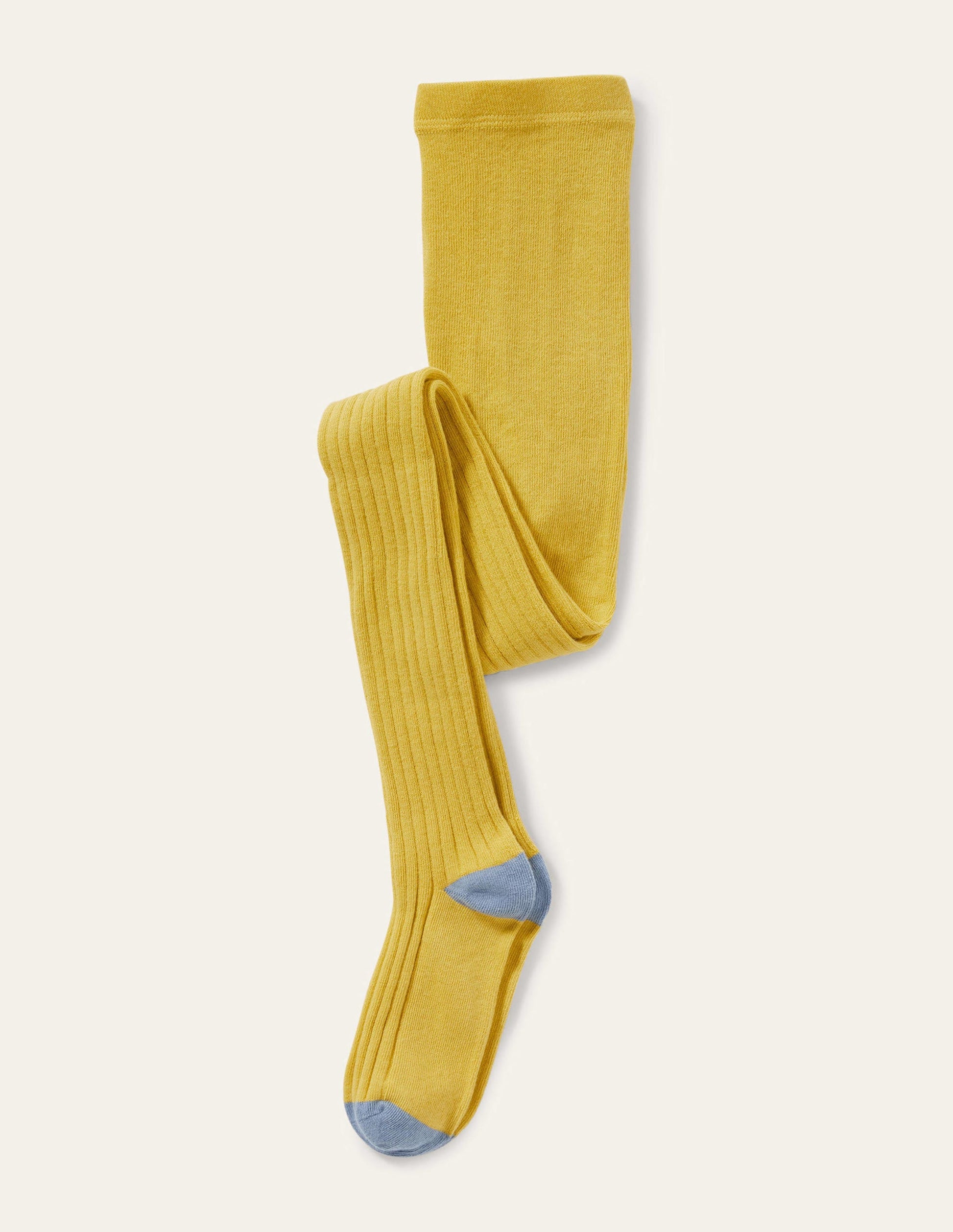 Rippenstrumpfhose-Senfgelb-1