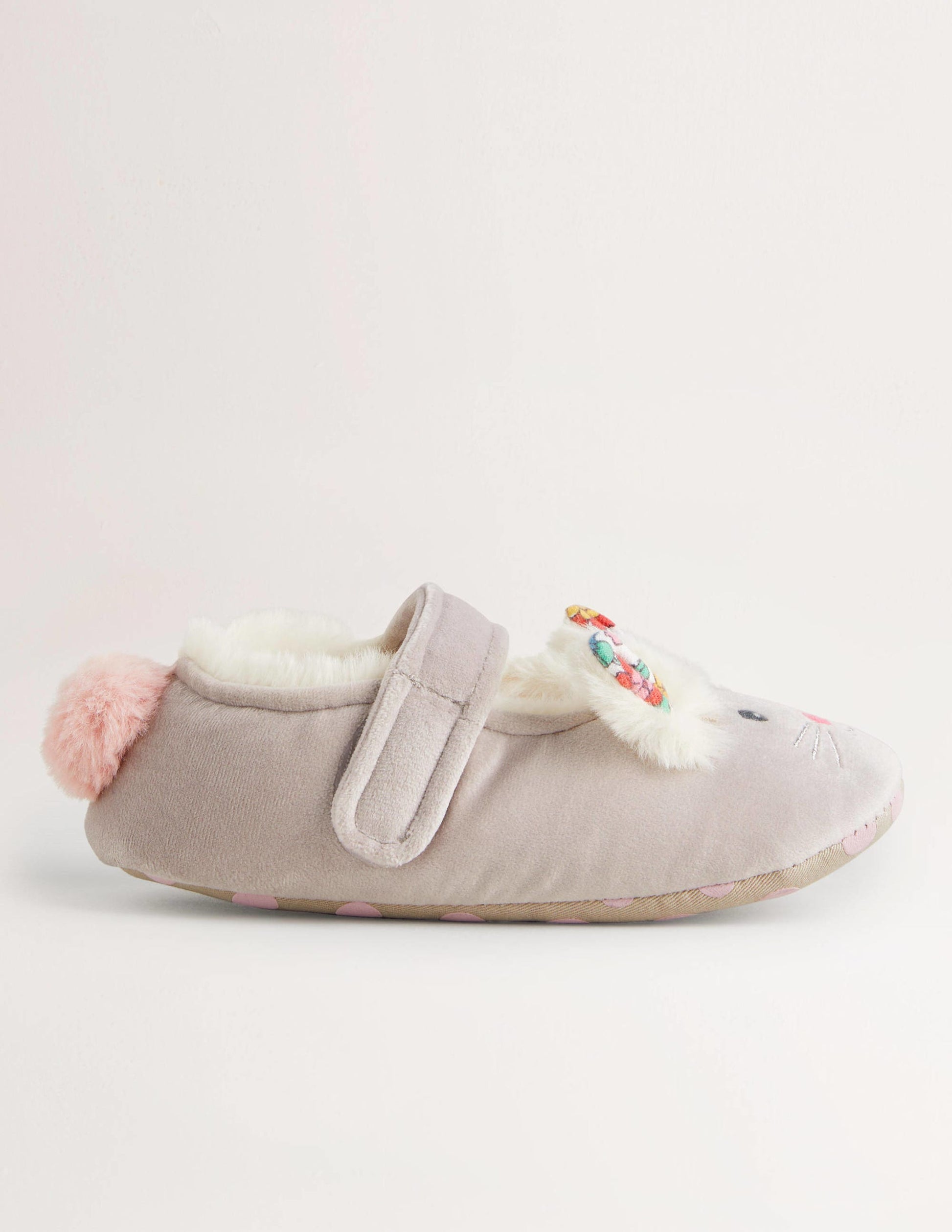 Chaussons babies-Lapin gris-2