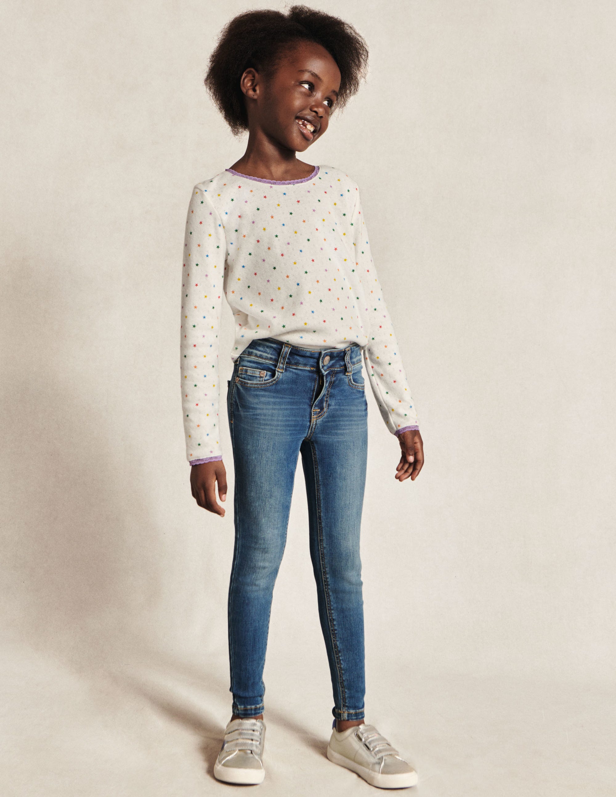 Baskets basses en cuir-Doré métallisé - Image 4