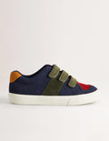 Baskets basses en cuir-Colourblock multi