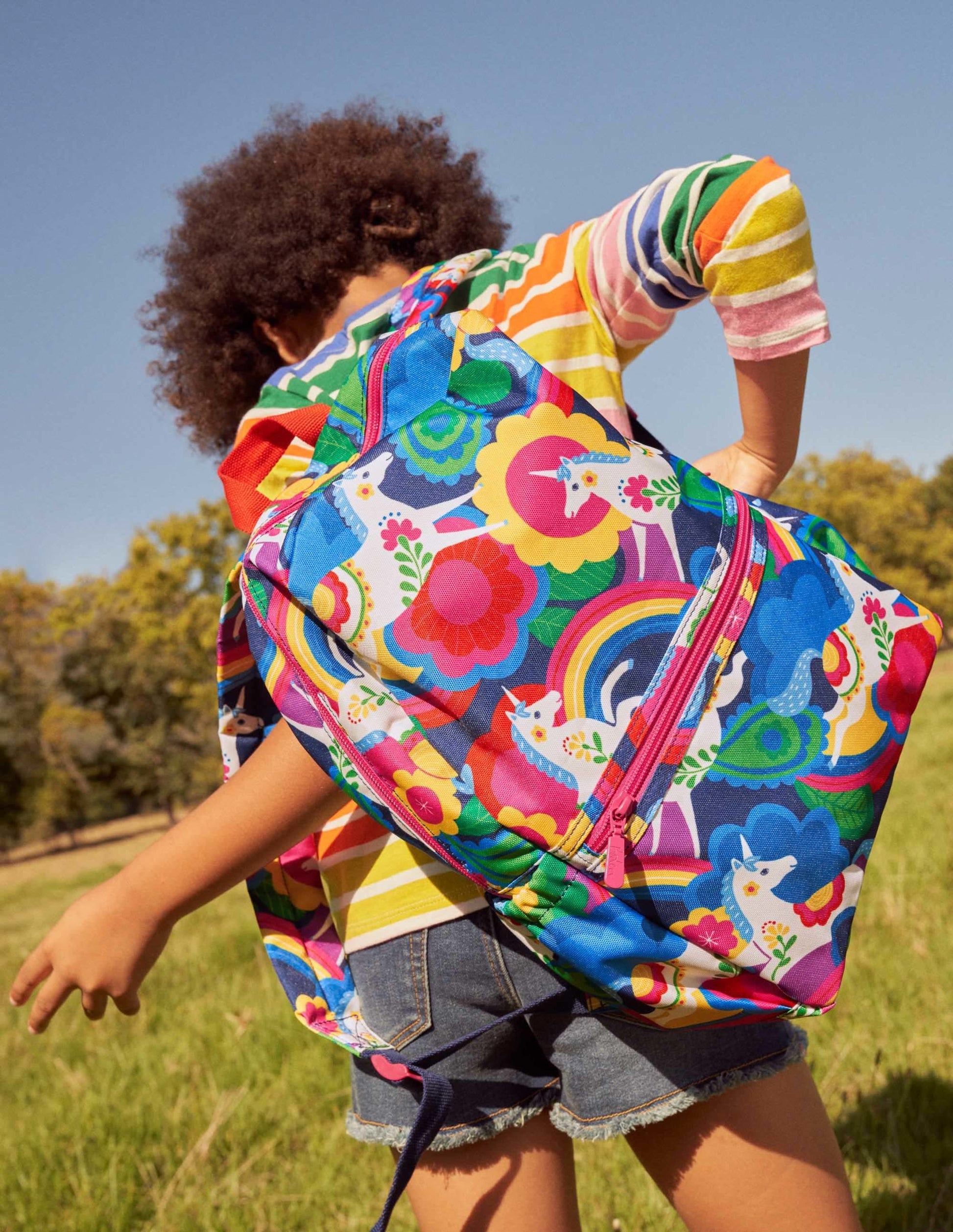 Schultasche-Einhorn/Regenbogen-6