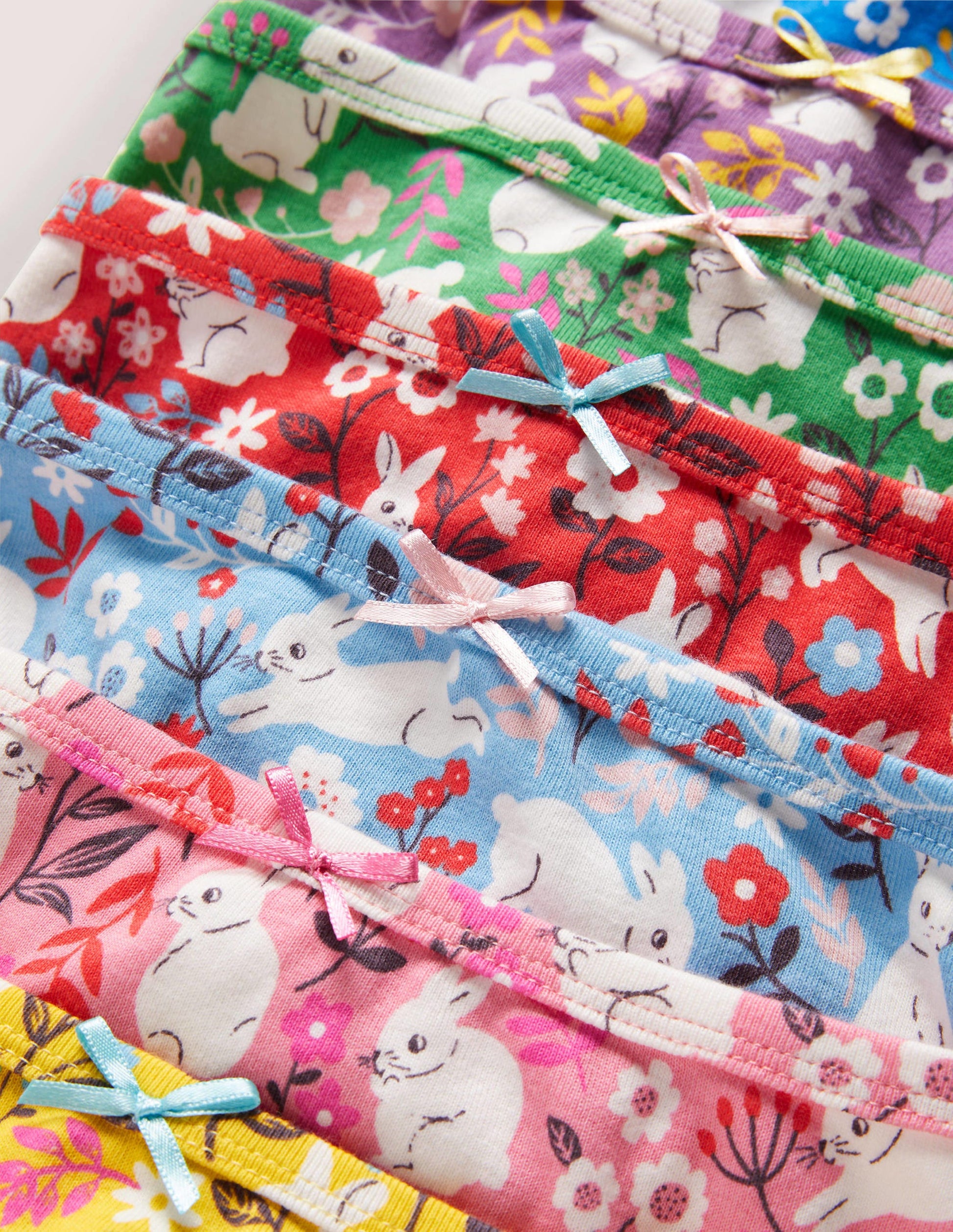 7 culottes-Motif Bunny Field aloe vera-3