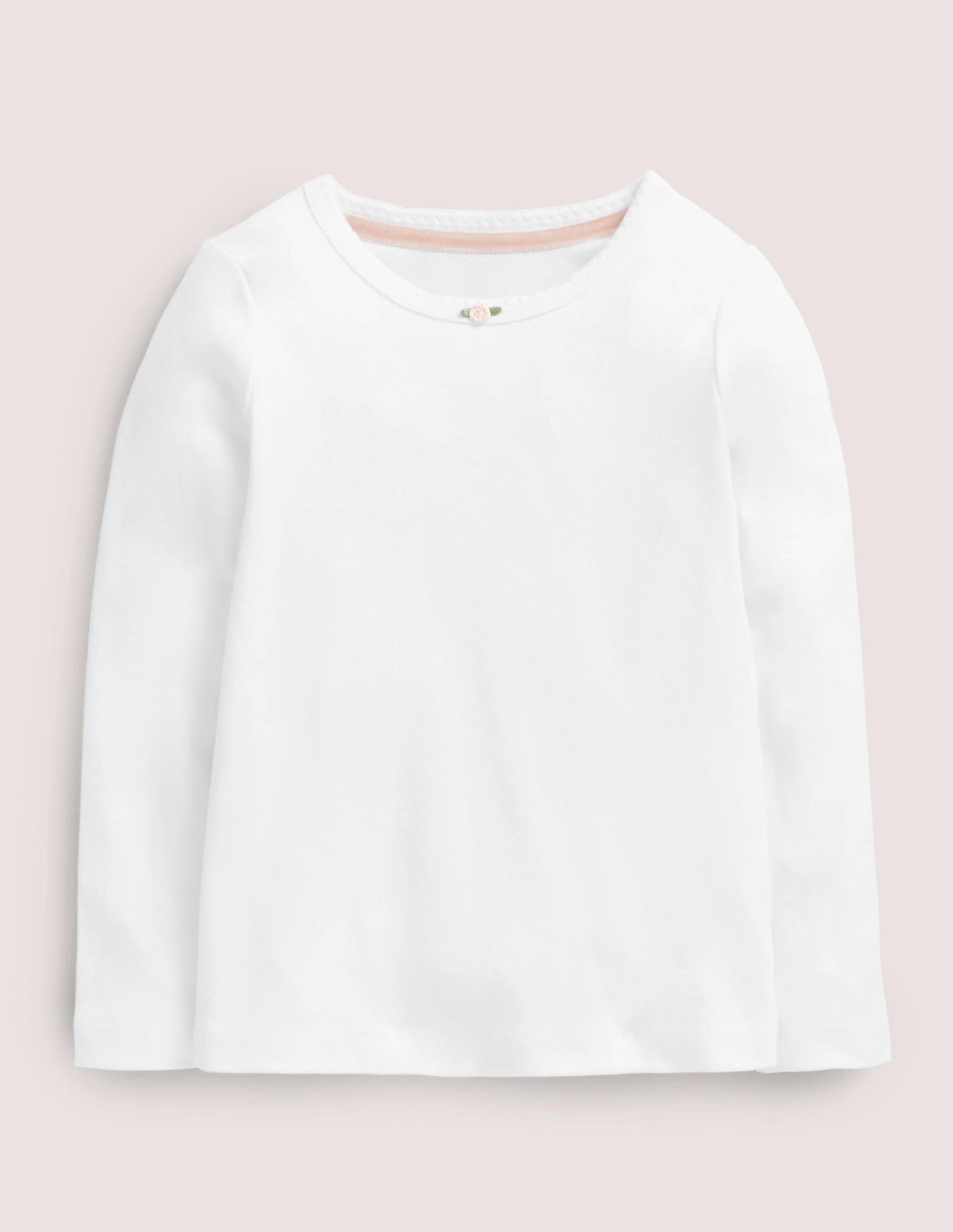 Long-sleeved Rosebud-White - Image 1
