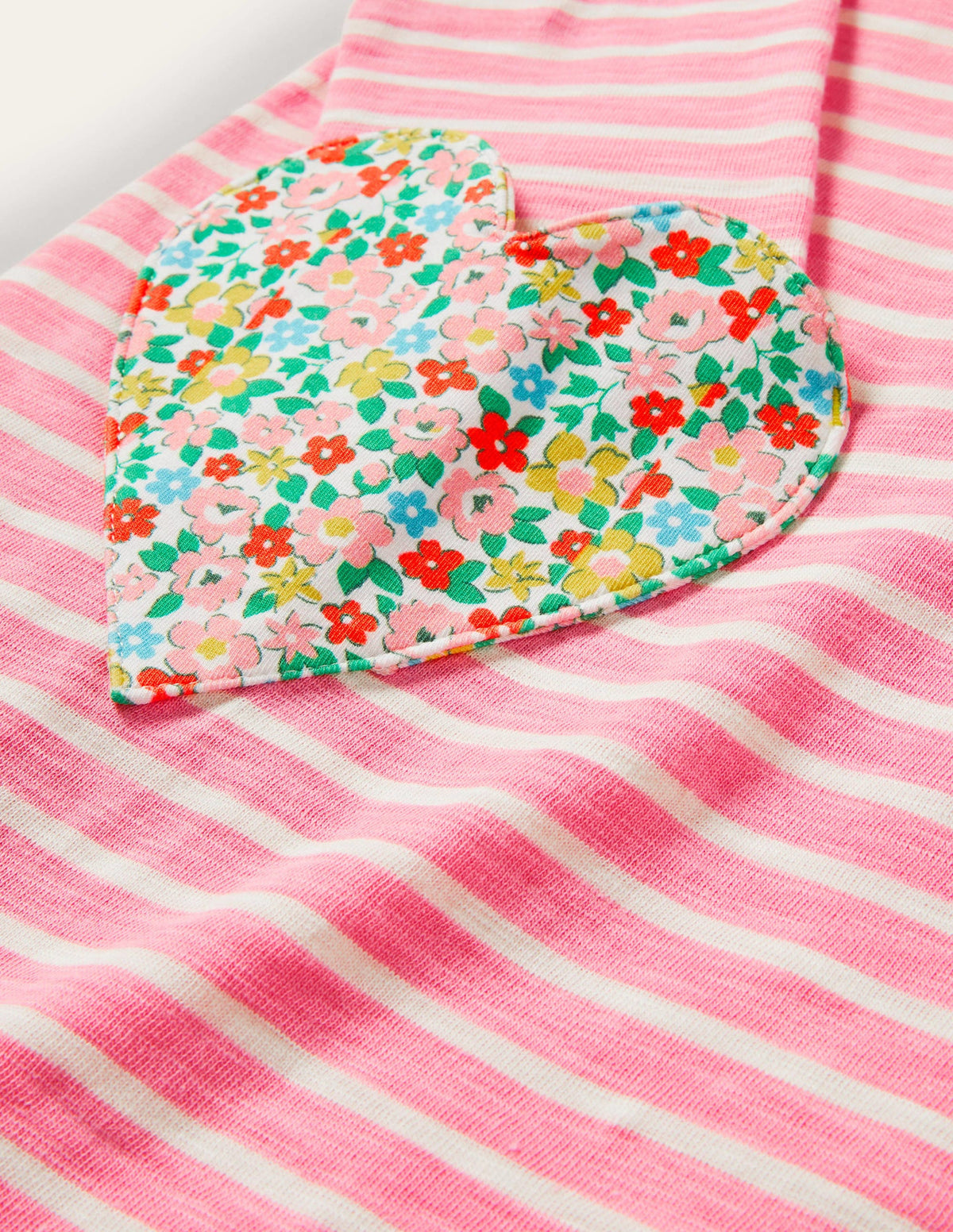 Fröhliches Jerseykleid mit Tasche-Kirschblütenrosa/Naturweiß - Image 2