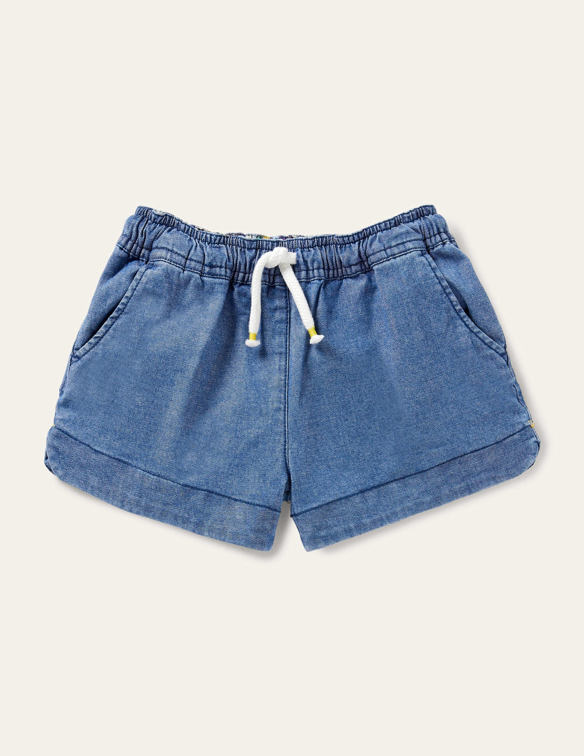 Shorts mit Herztaschen-Faux-Uni - Image 1