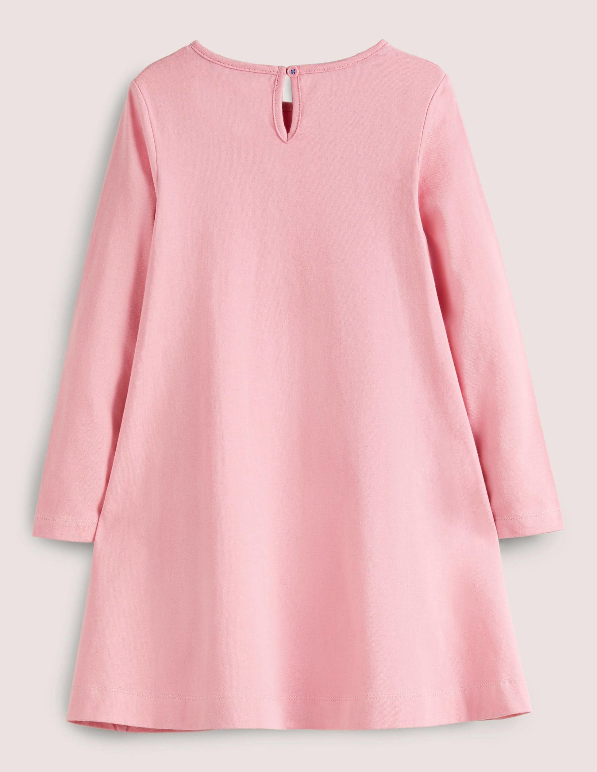 Kleid mit großer Applikation-Kirschblütenrosa, Ballerinahäschen-2