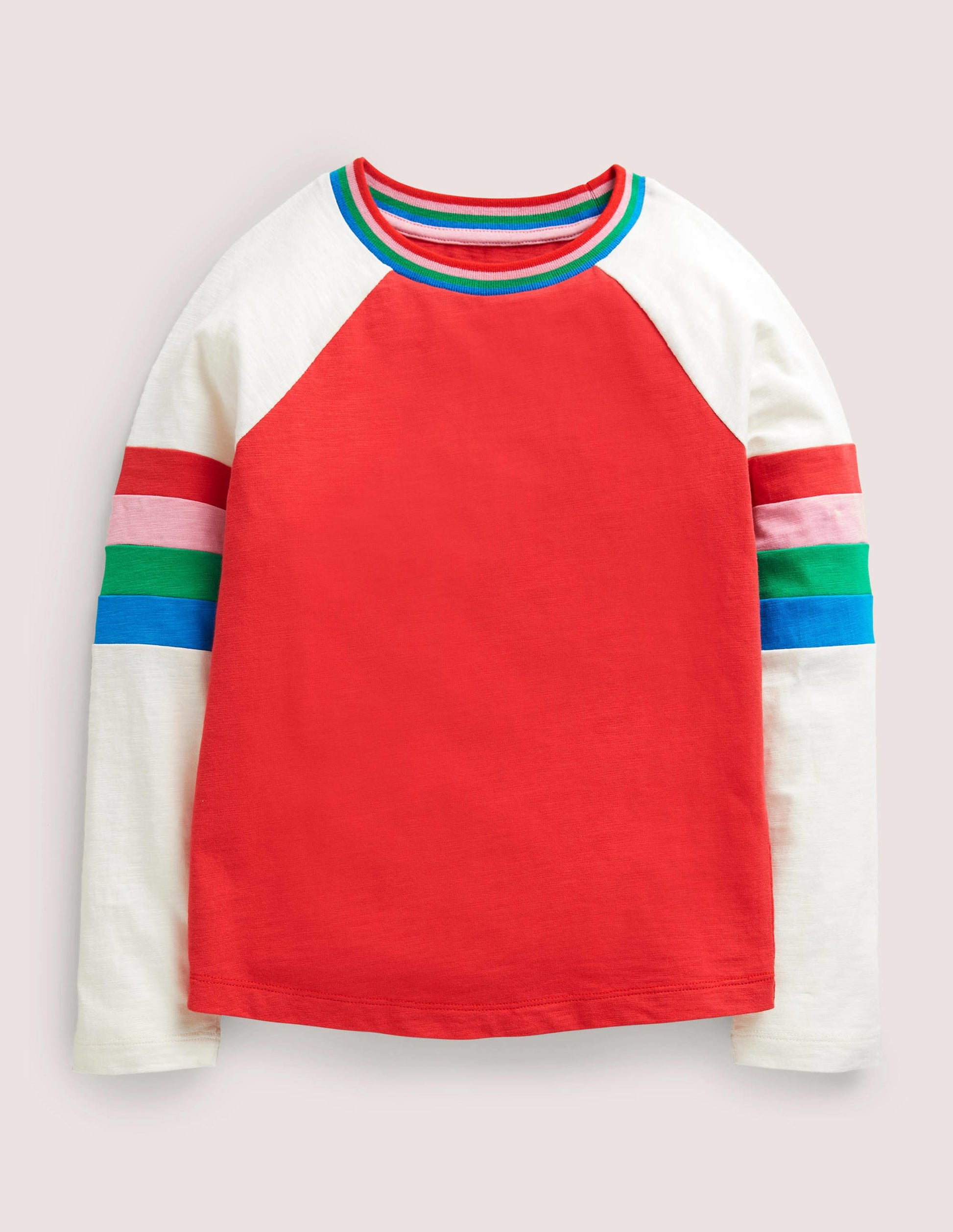 Raglan-Oberteil aus Flammgarn-Rockabilly-Rot-1