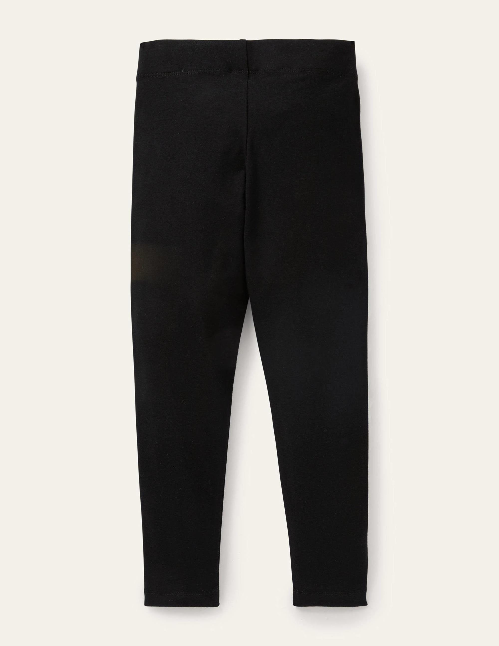 Einfarbige Leggings-Schwarz - Image 2