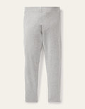 Einfarbige Leggings-Grau Meliert