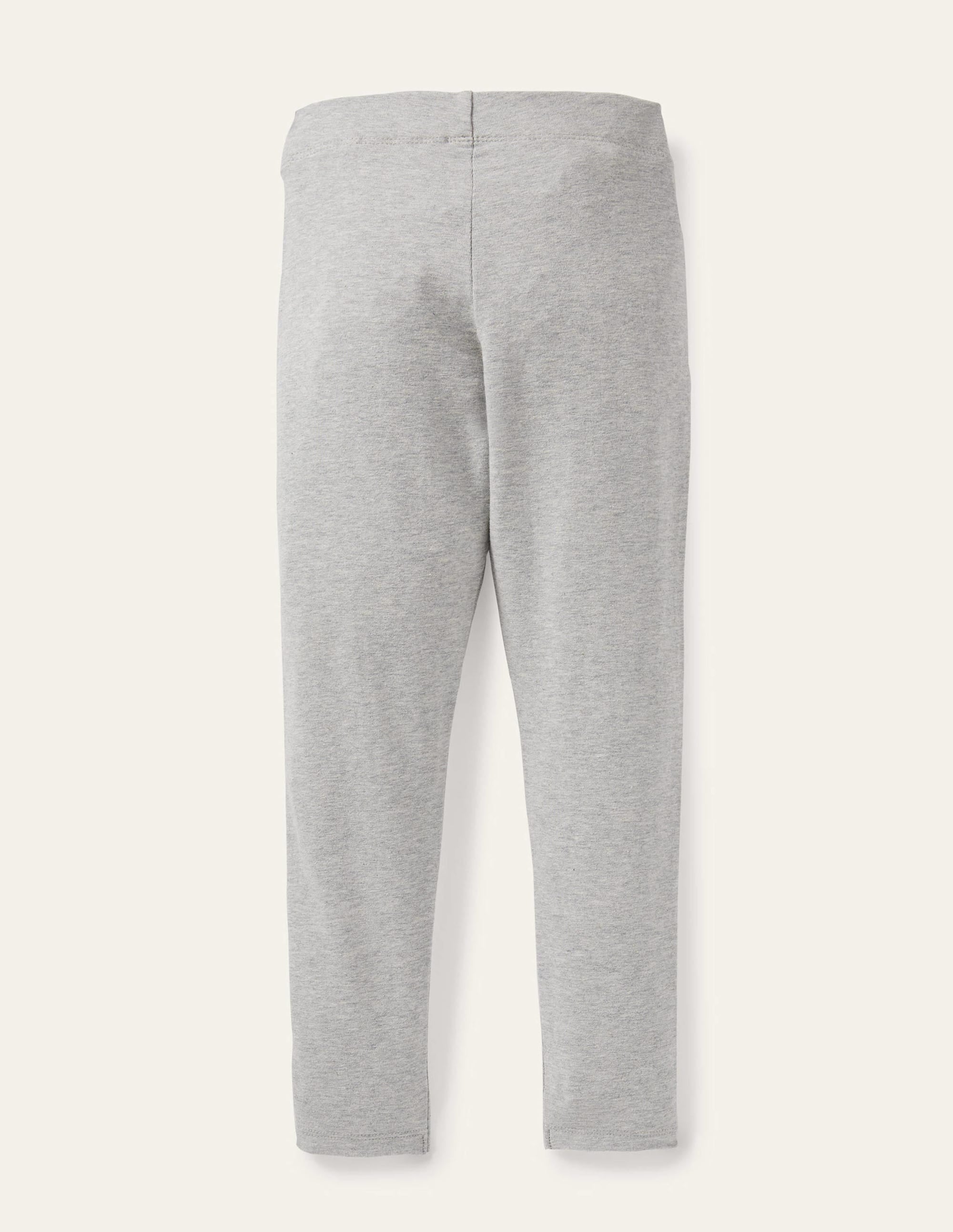 Einfarbige Leggings-Grau Meliert - Image 2