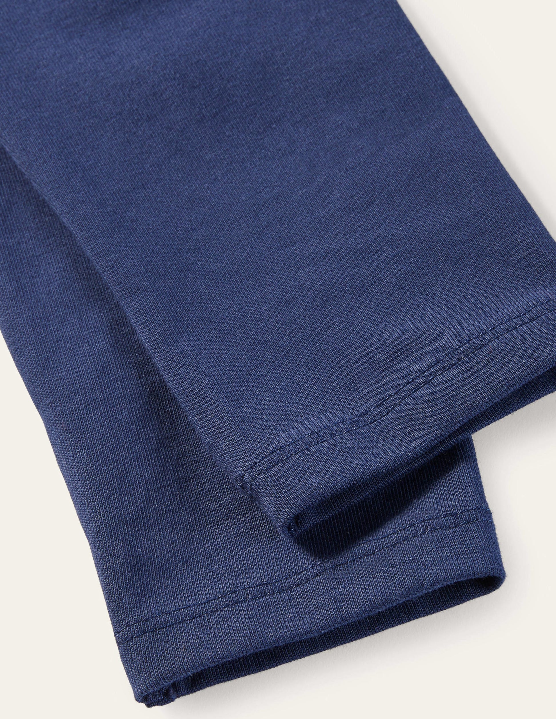 Einfarbige Leggings-Segelblau-3