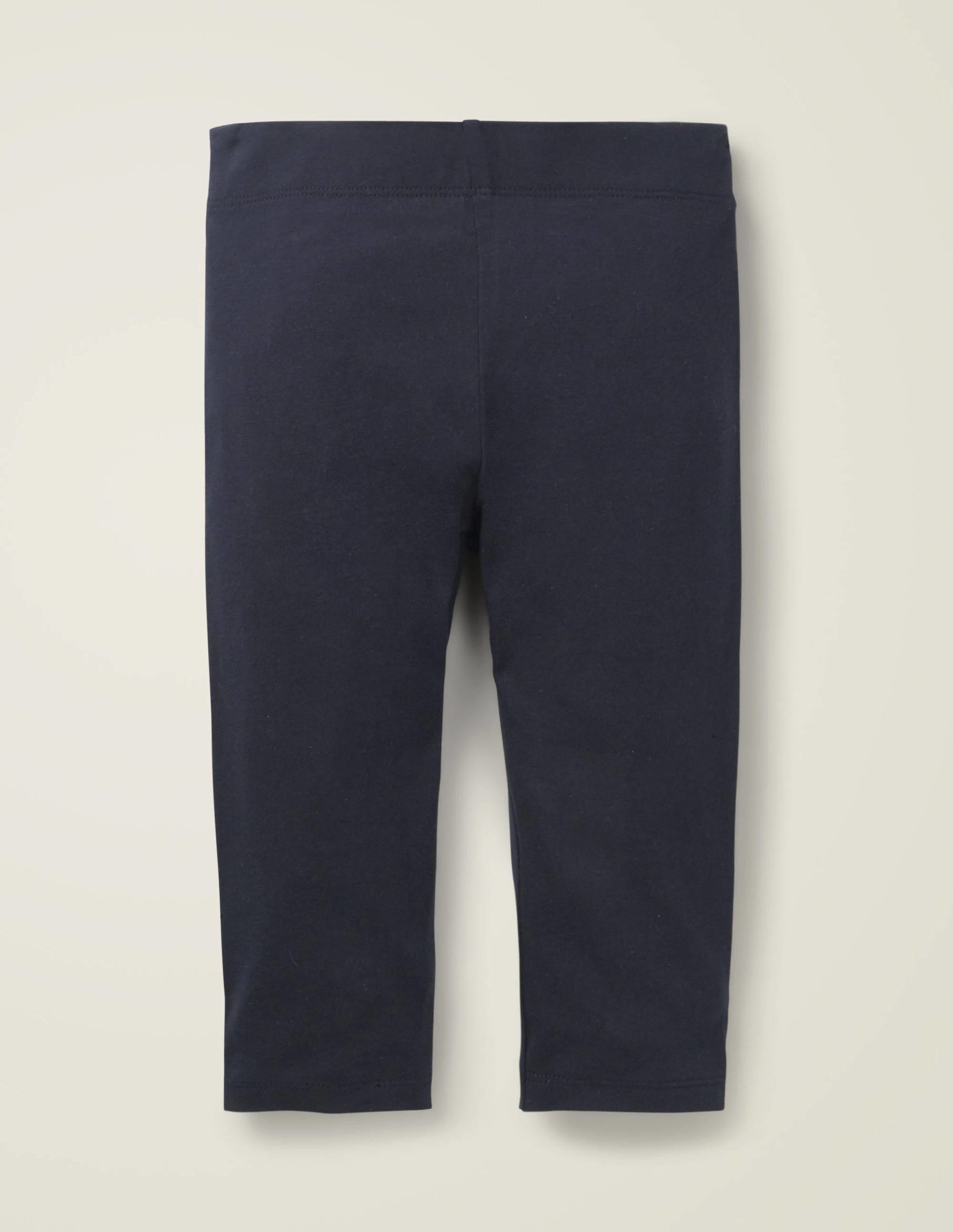 Kurz geschnittene einfarbige Leggings-Segelblau - Image 2