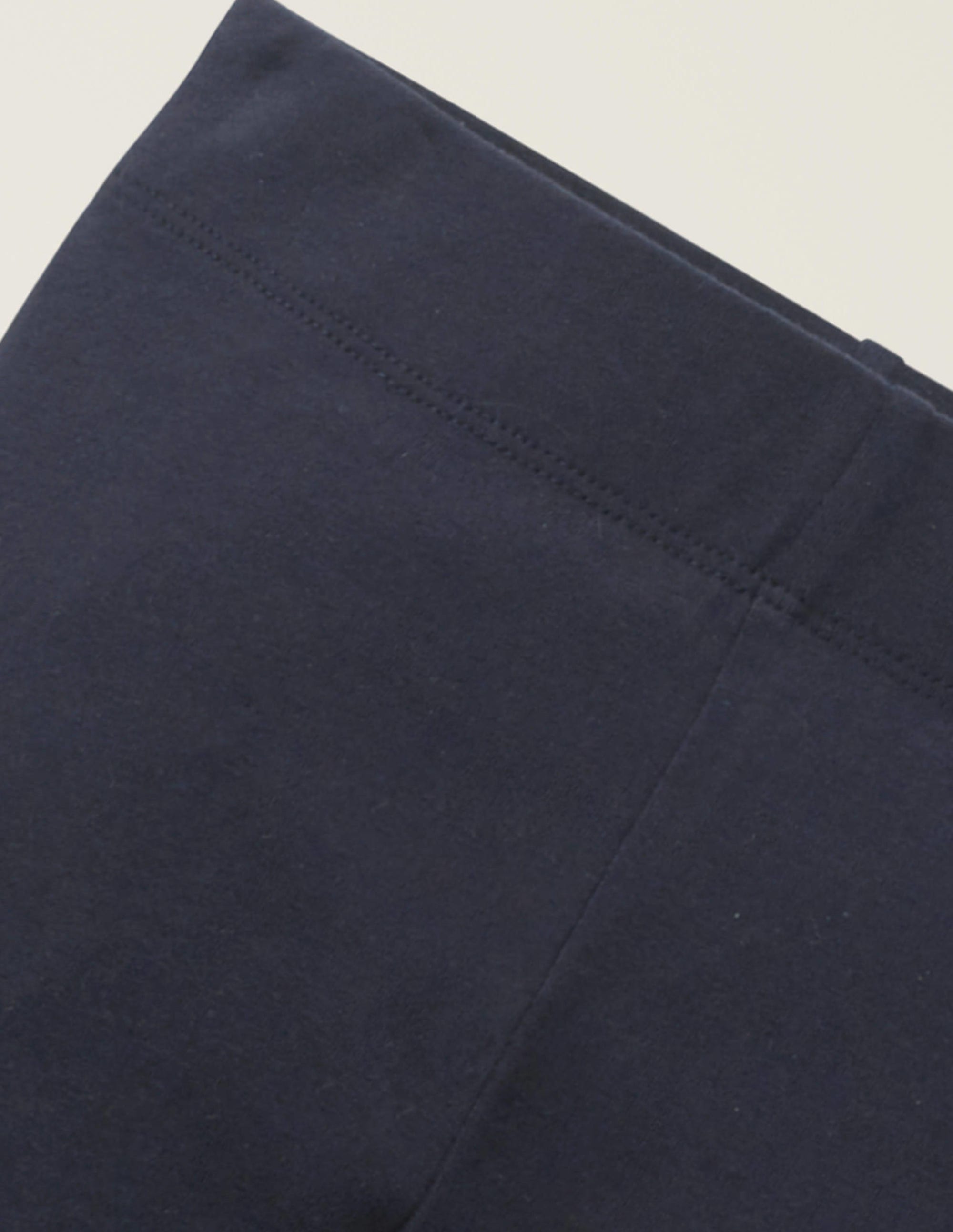 Kurz geschnittene einfarbige Leggings-Segelblau - Image 3