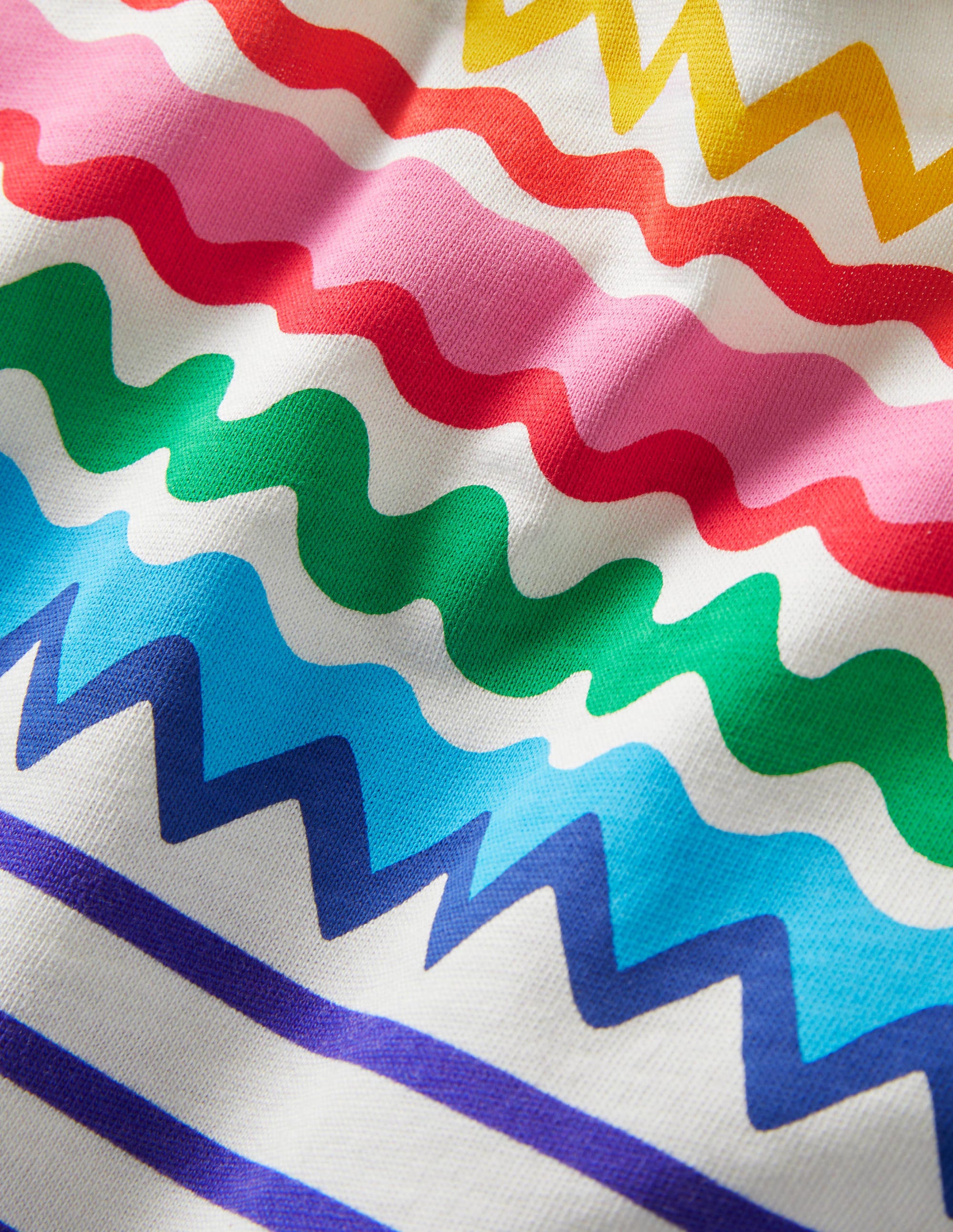 Kurzärmliges Bretonshirt-Zackenlitzen, Bretonstreifen - Image 3