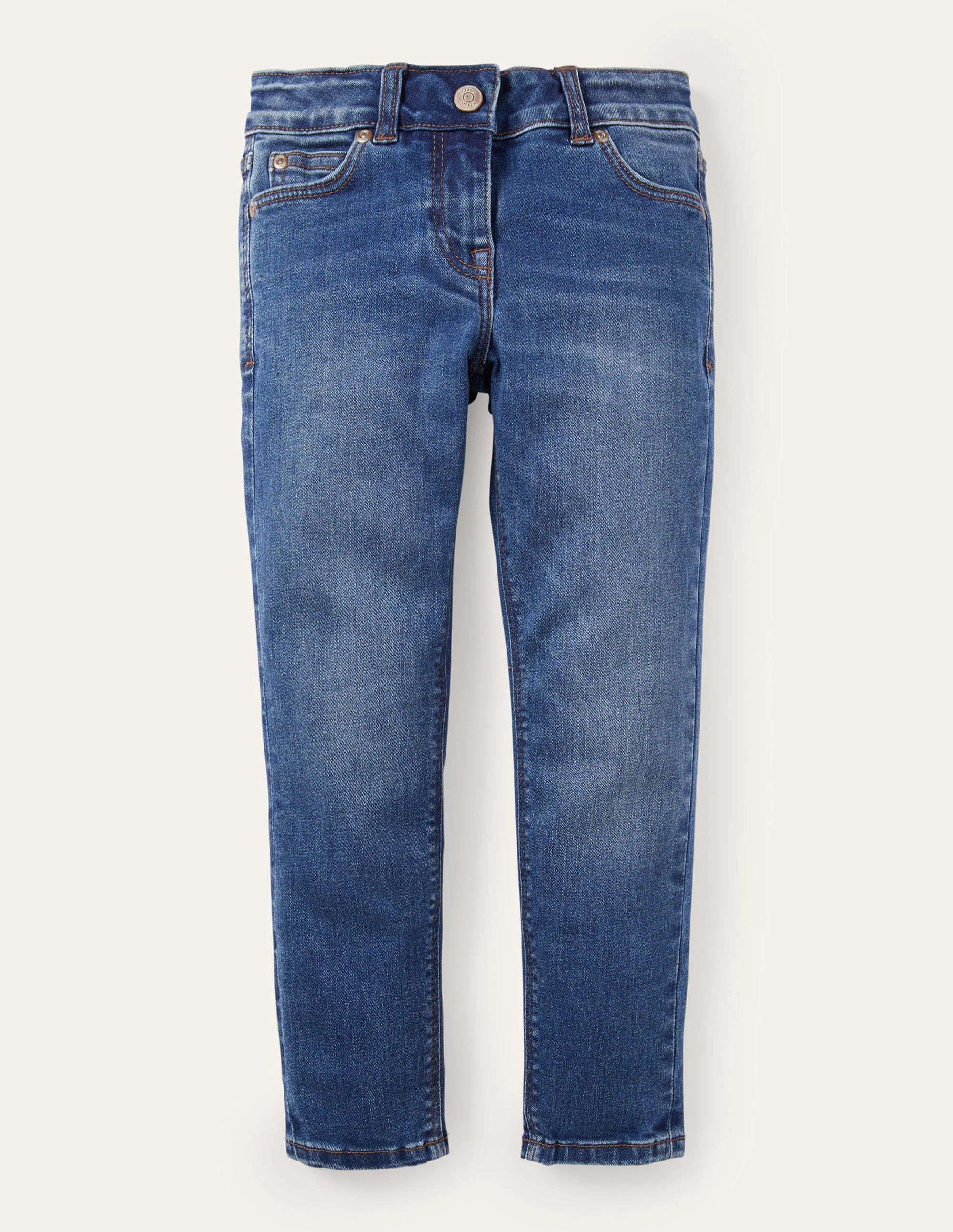 Eng anliegende Active-Flex Jeans-Mittleres Vintageblau, Denim - Image 1