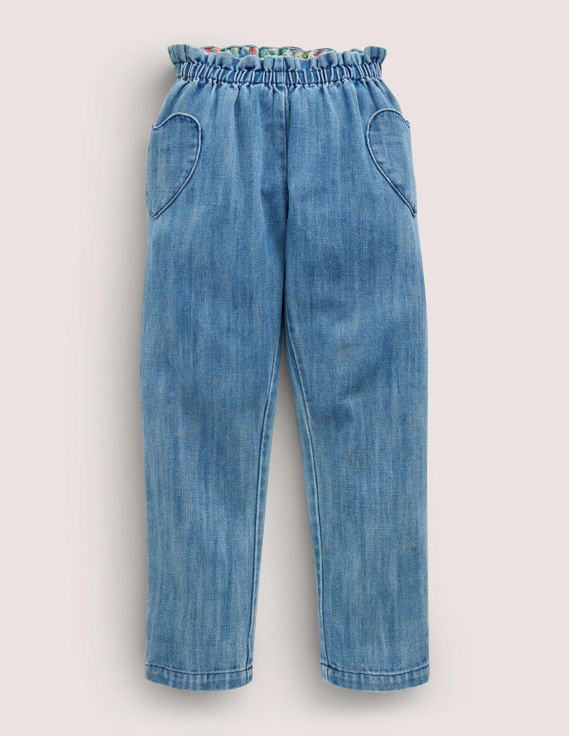Hose zum Hineinschlüpfen-Mittleres Vintageblau, Denim-2