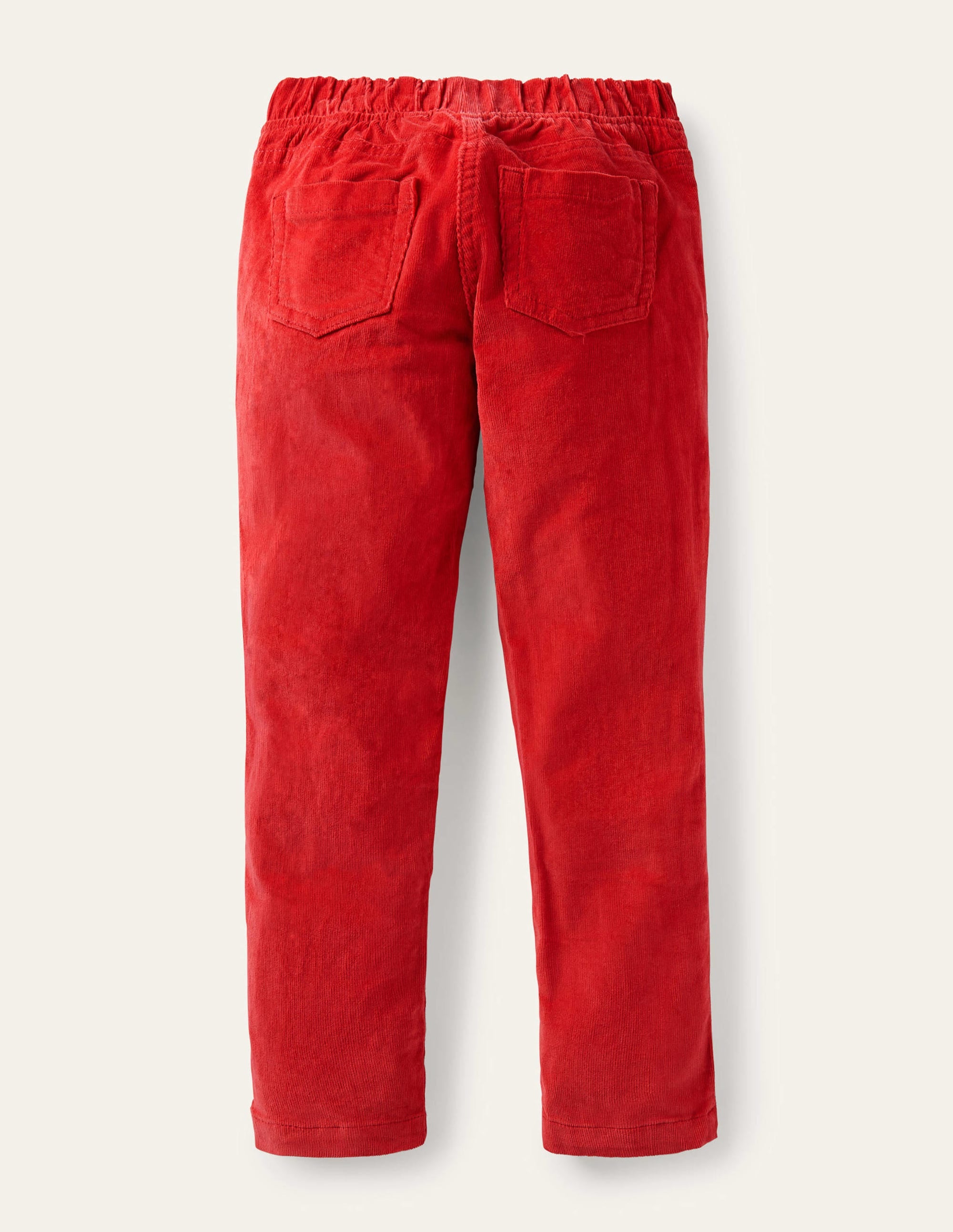 Legging en velours côtelé-Rouge tarte aux fraises - Image 2