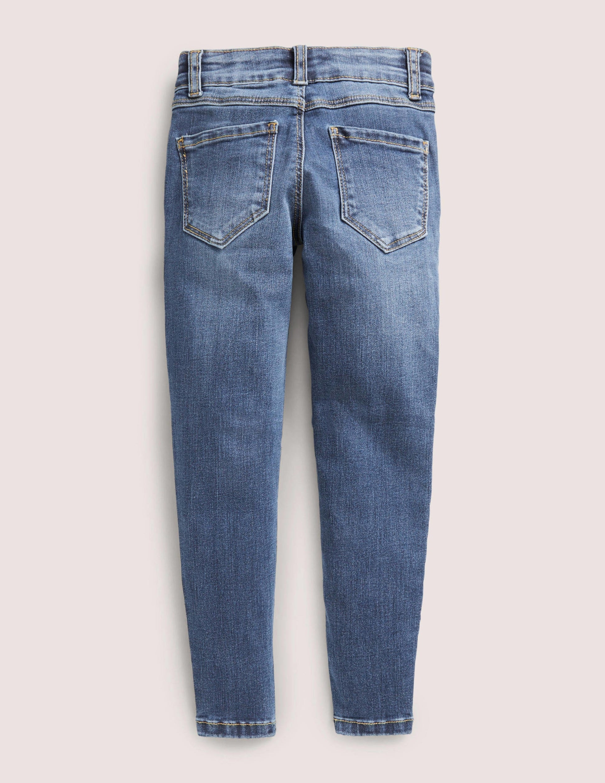 Röhrenjeans mit Superstretch-Mittleres Vintageblau, Denim-2