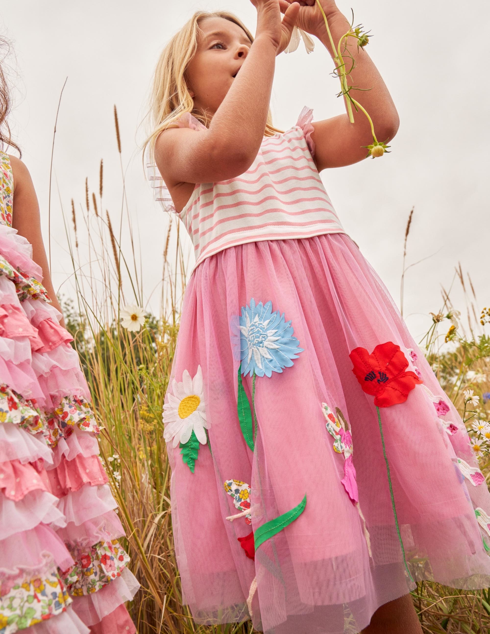 Robe en tulle-Fée des fleurs rose formica - Image 5