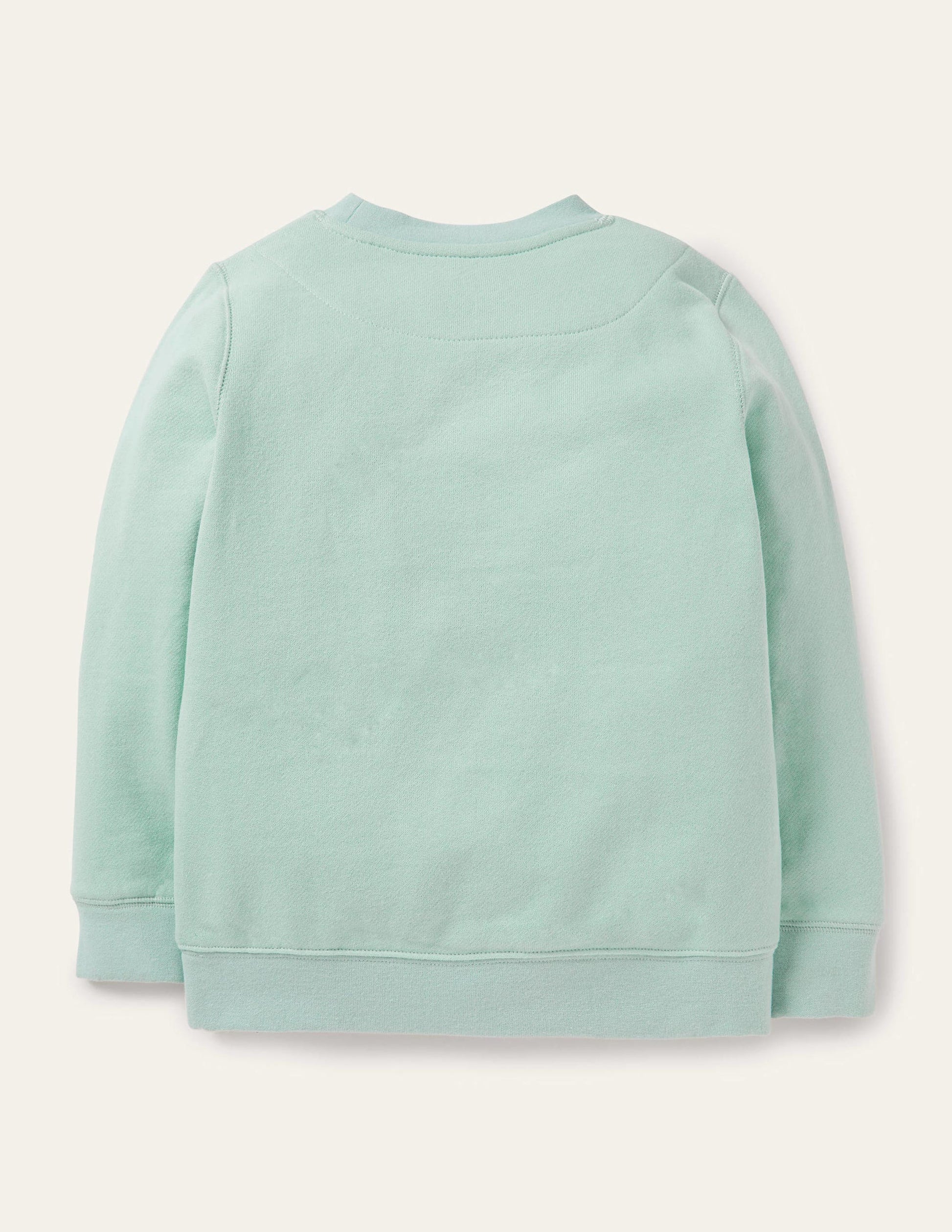 Green Guinea Pig Print Sweatshirt-Green Guinea Pig Fairy-2