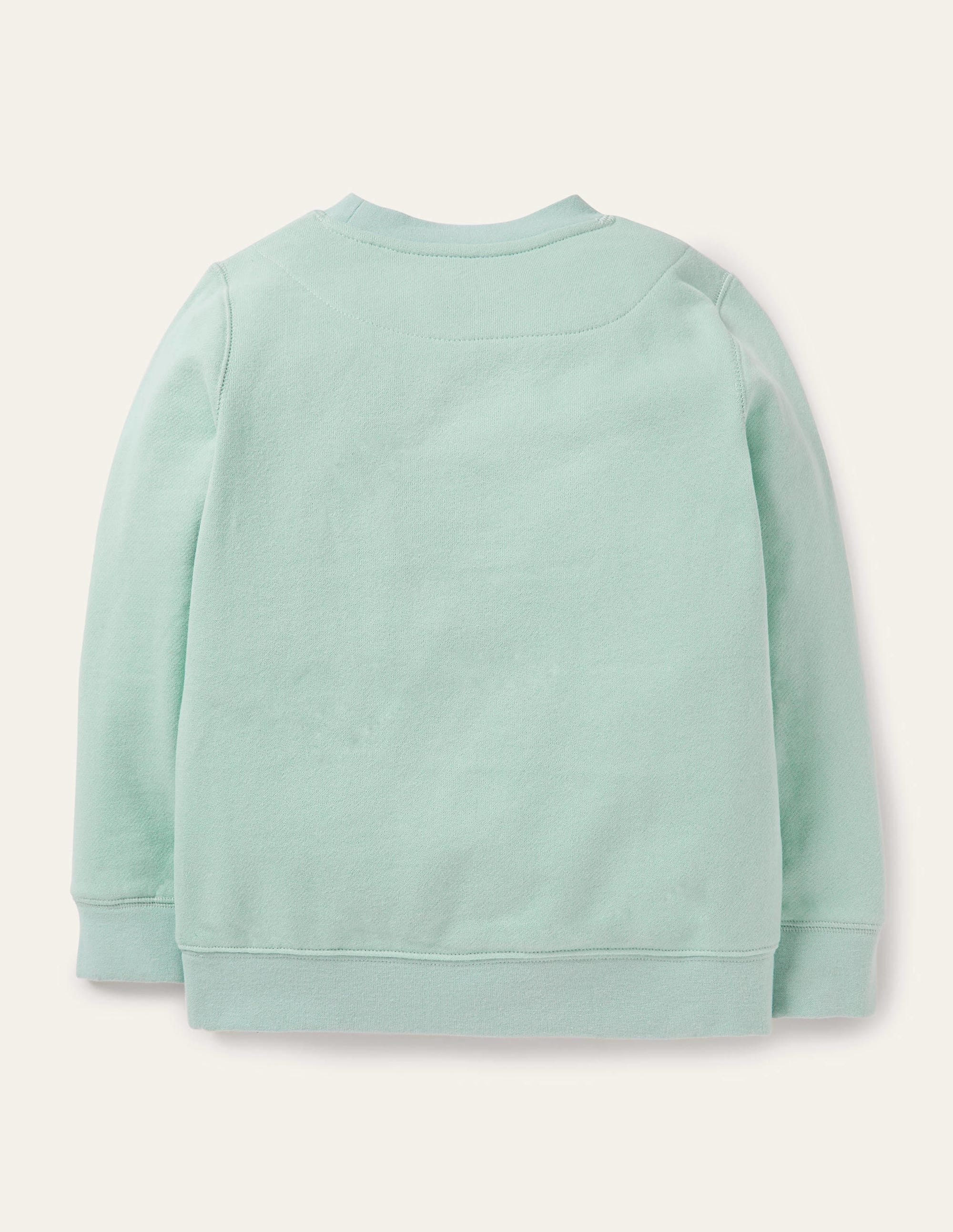 Green Guinea Pig Print Sweatshirt-Green Guinea Pig Fairy - Image 2