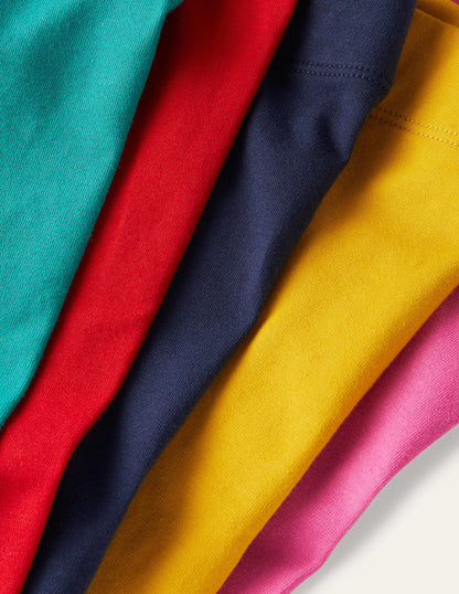 5 leggings courts-Arc-en-ciel multi-3