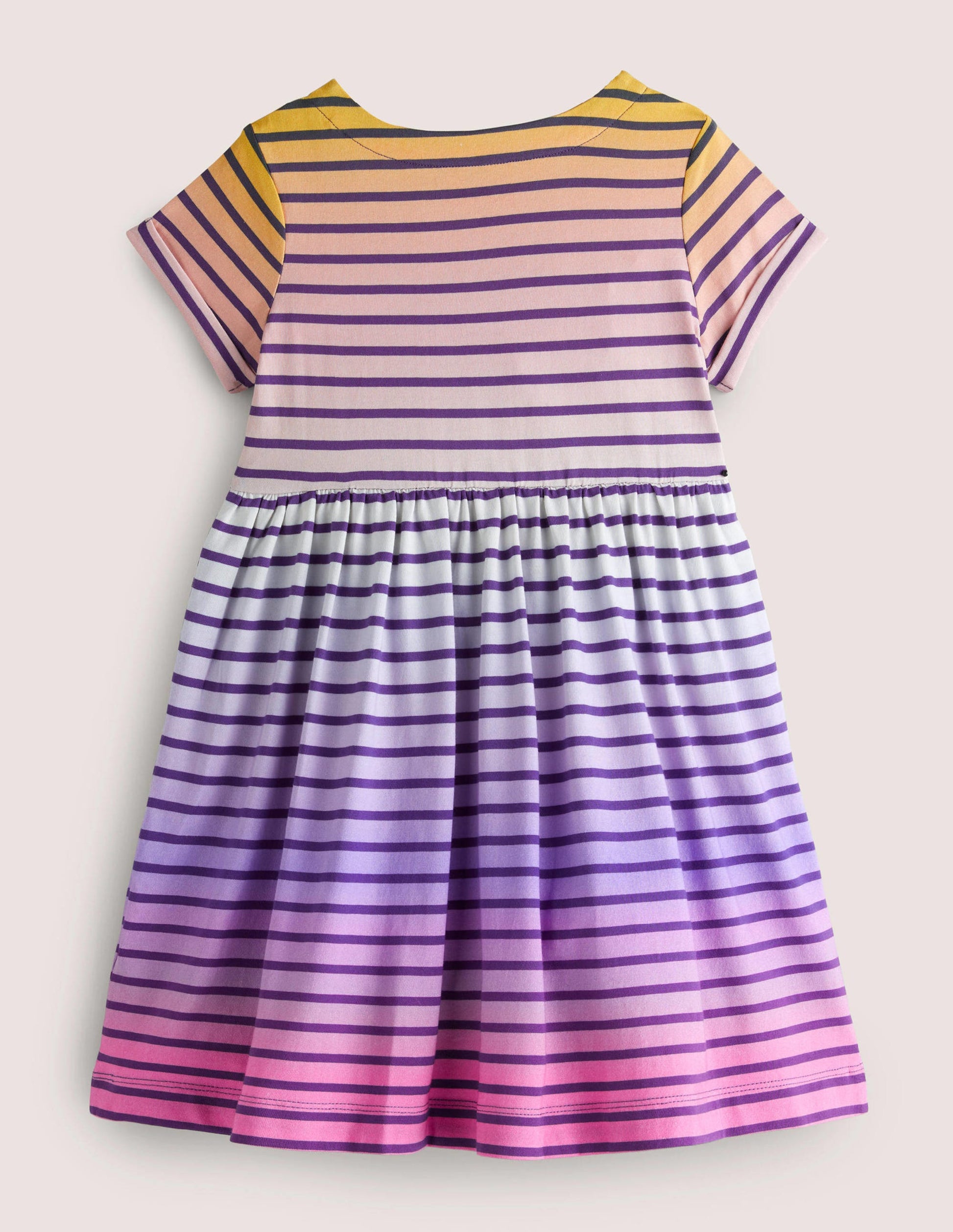 Fröhliches Jerseykleid-Regenbogenfarben, Schimmernd-2