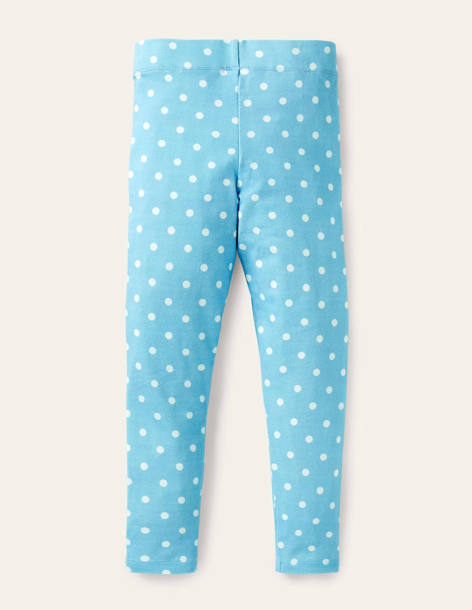 Legging fun-Pois aigue-marine/ivoire-2