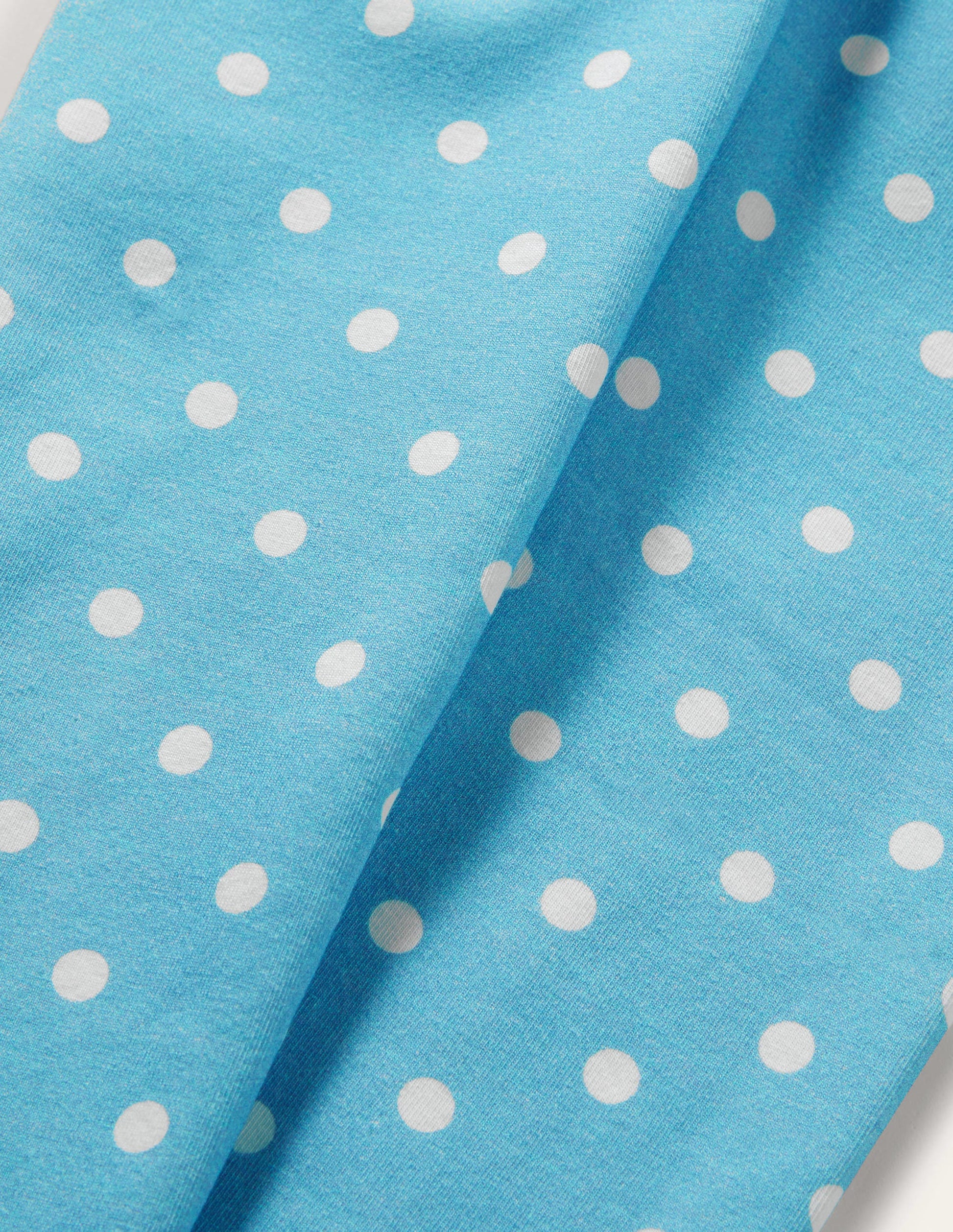 Legging fun-Pois aigue-marine/ivoire-3