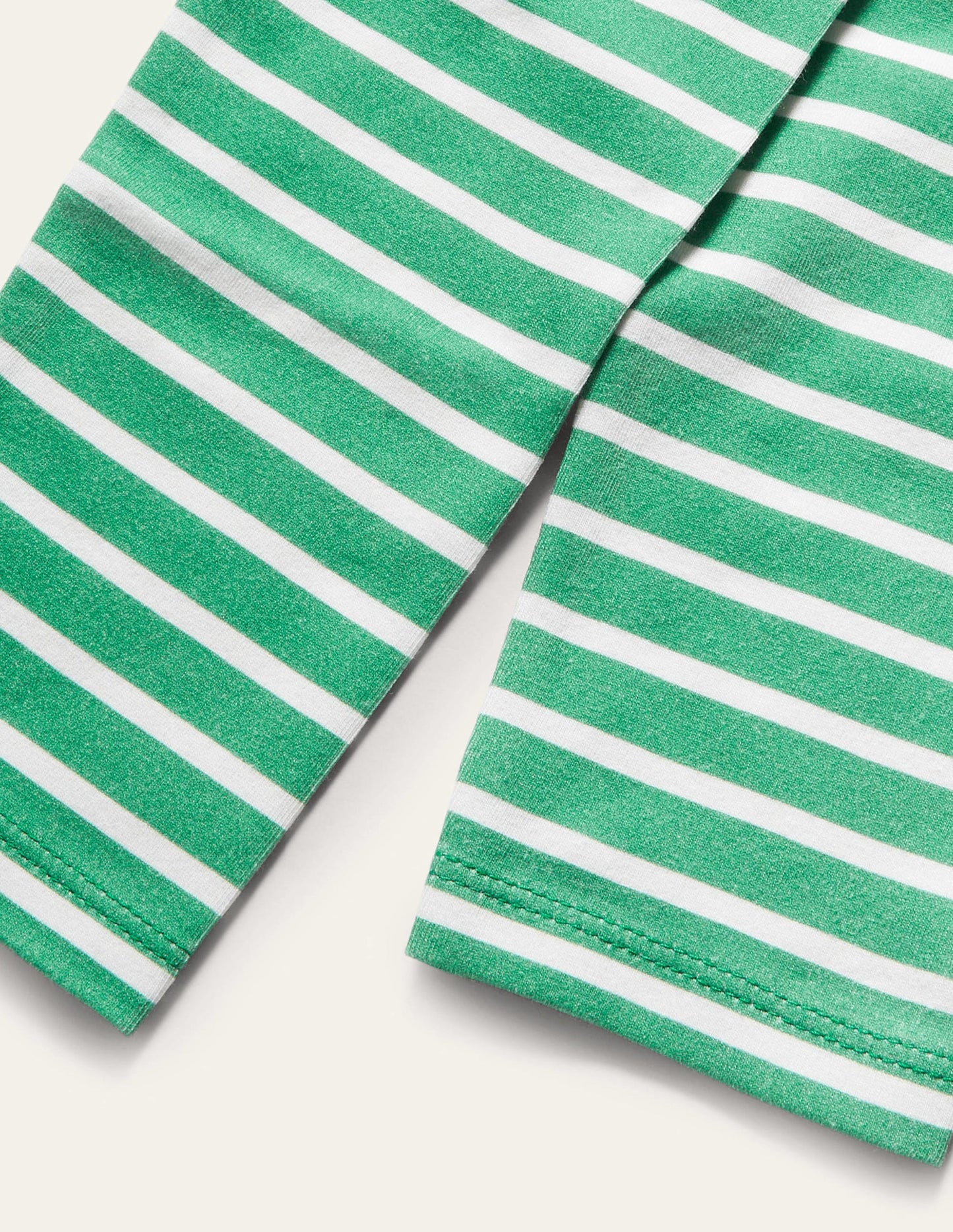 Fröhliche Leggings-Paprikagrün/Naturweiß