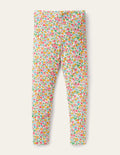 Legging fun-Motif floral multi