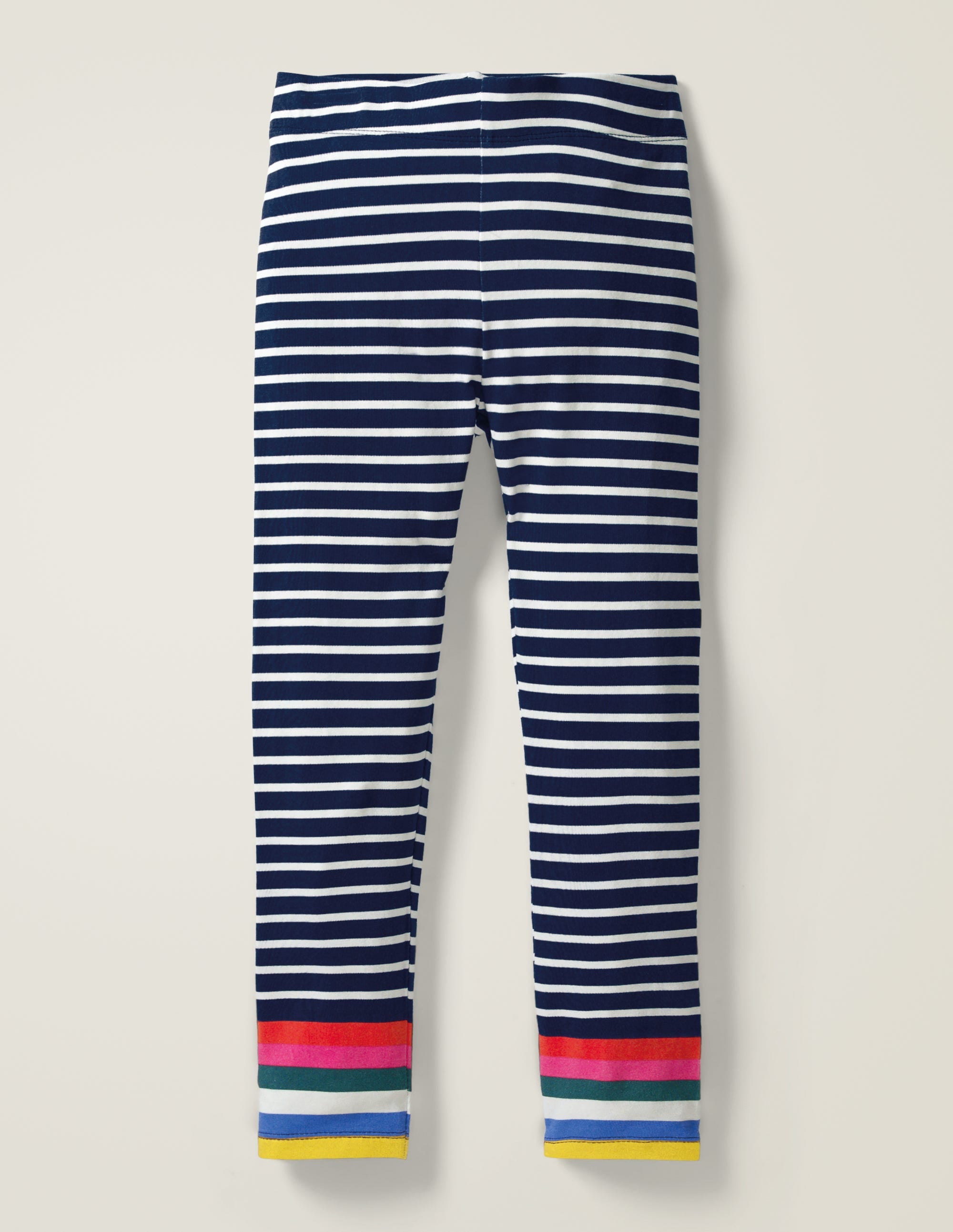 Fröhliche Leggings-Segelblau/Naturweiß, Regenbogen - Image 1
