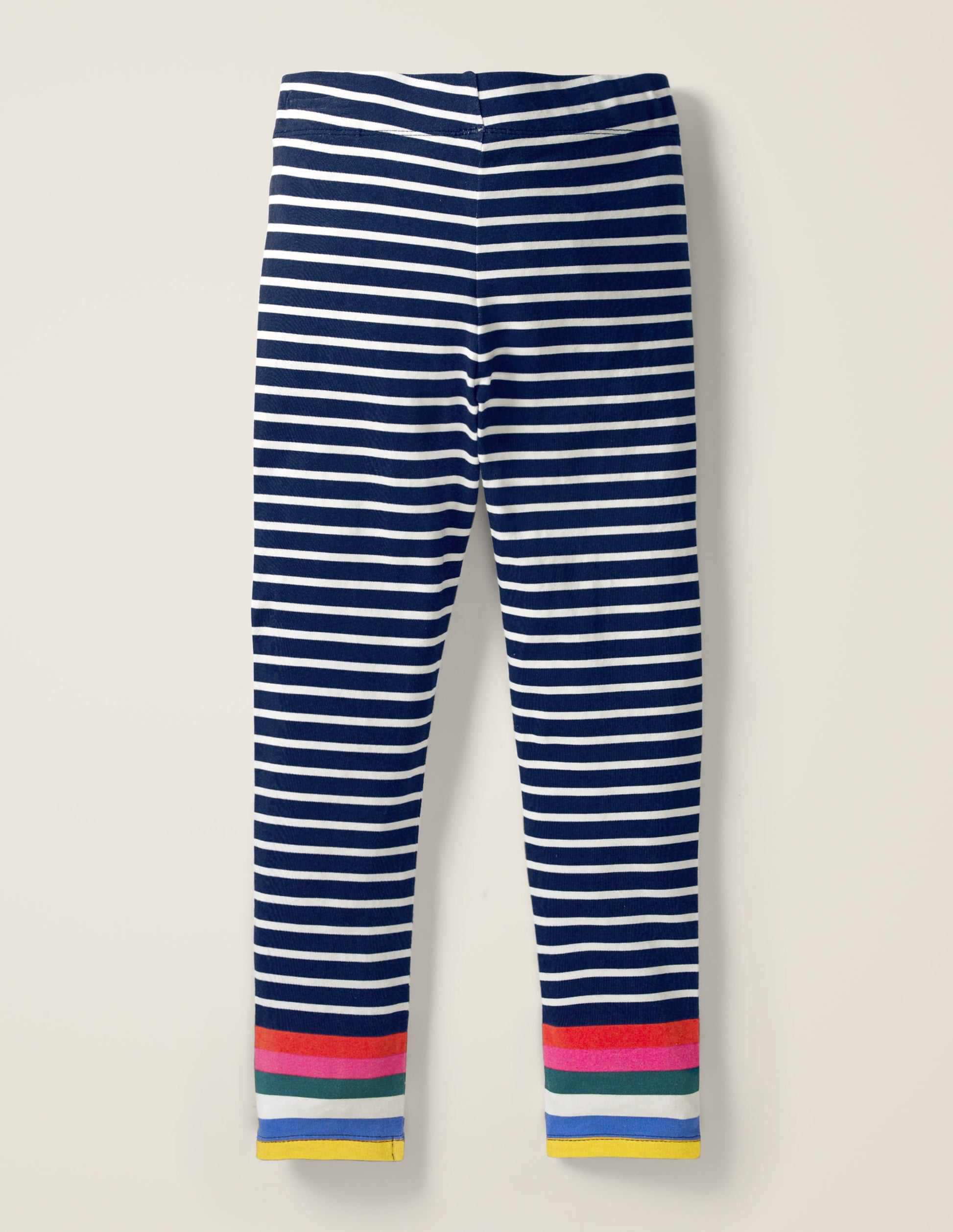 Fröhliche Leggings-Segelblau/Naturweiß, Regenbogen-2