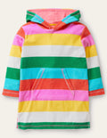 Towelling Throw-On-Multi Rainbow