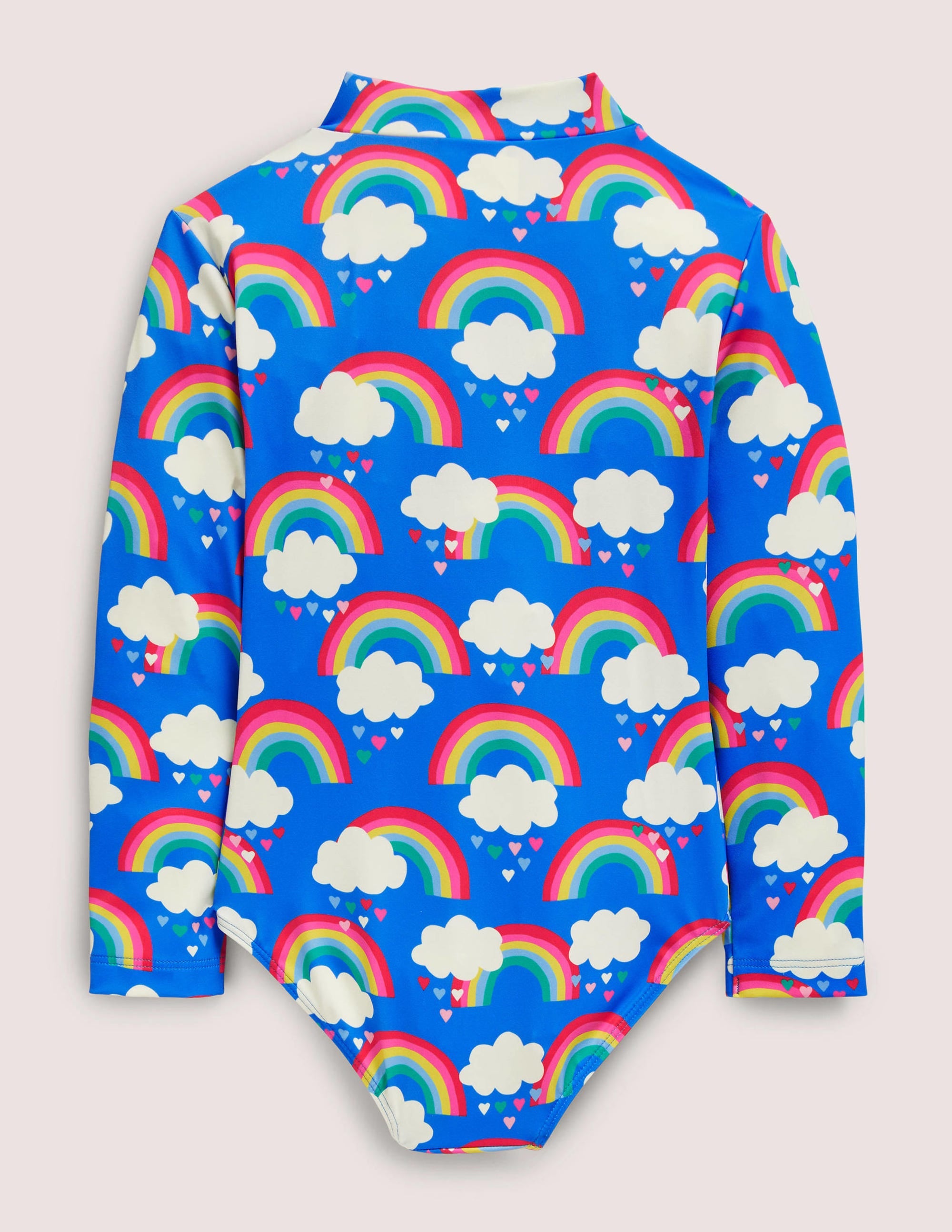 Maillot de bain à manches longues-Arcs-en-ciel bleu marocain - Image 2