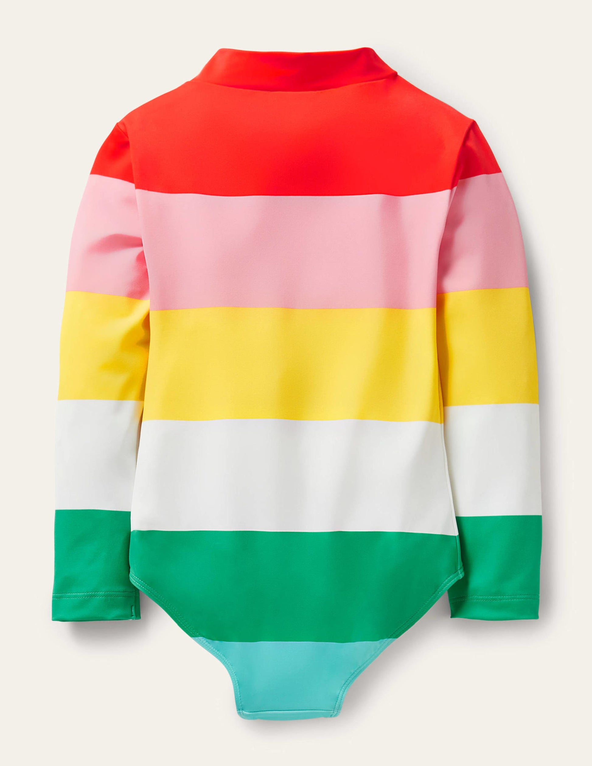 Langärmeliger Badeanzug-Bunt Regenbogen-2