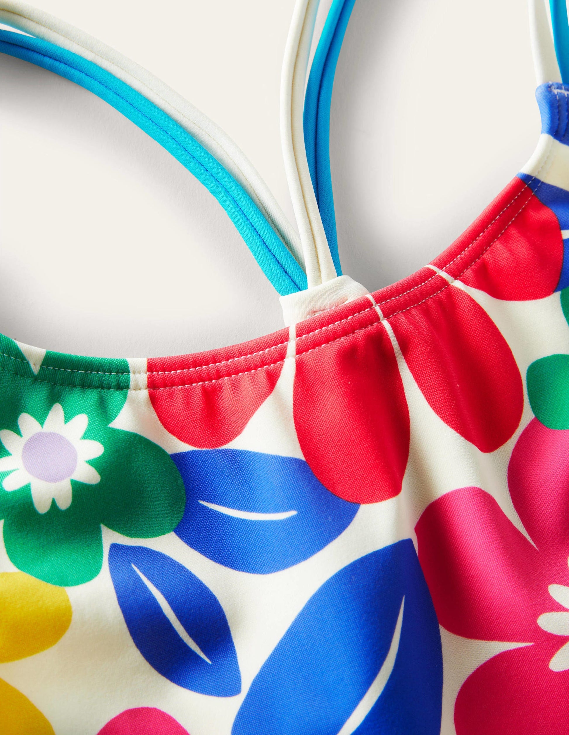 Haut de tankini à motif-Motif Surf Floral multi-3