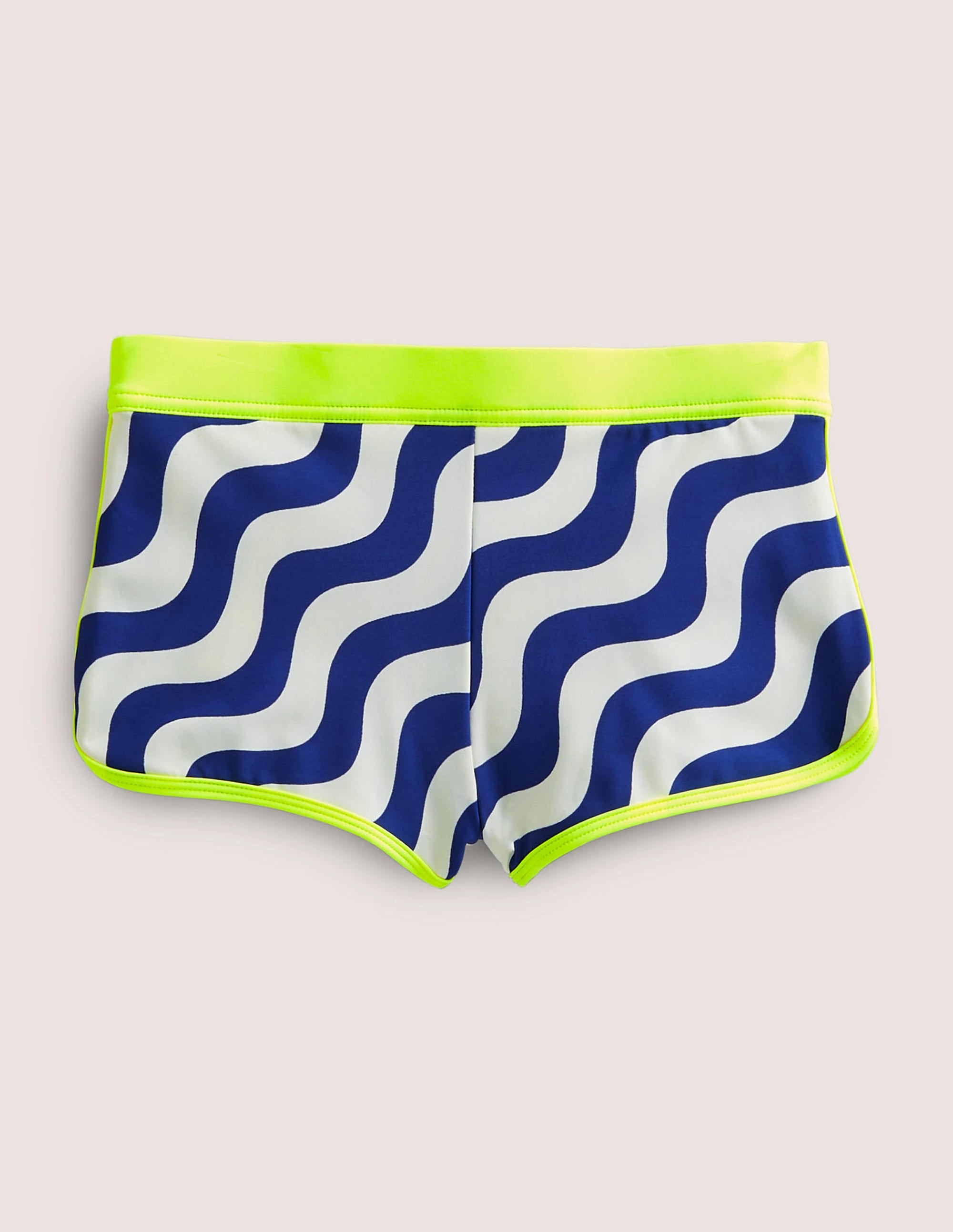 Short de bain à motif-Confettis métallisés arc-en-ciel bleu marine - Image 2