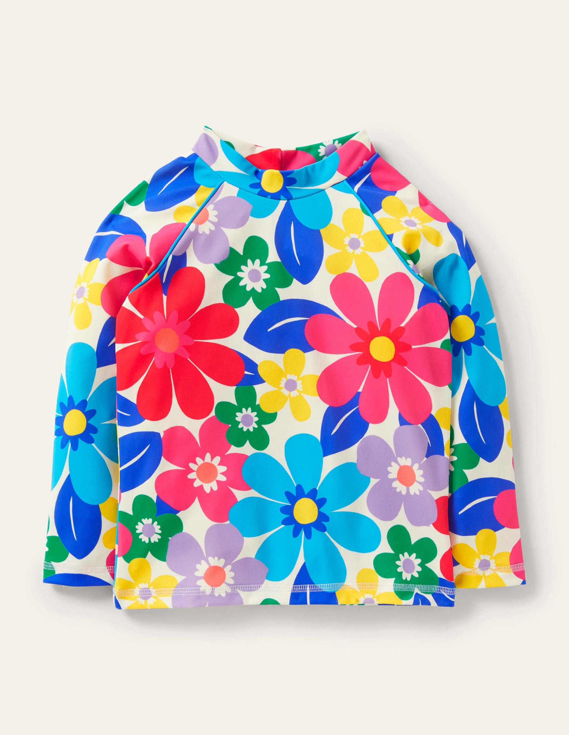 Haut de plage à motif-Motif Surf Floral multi-1