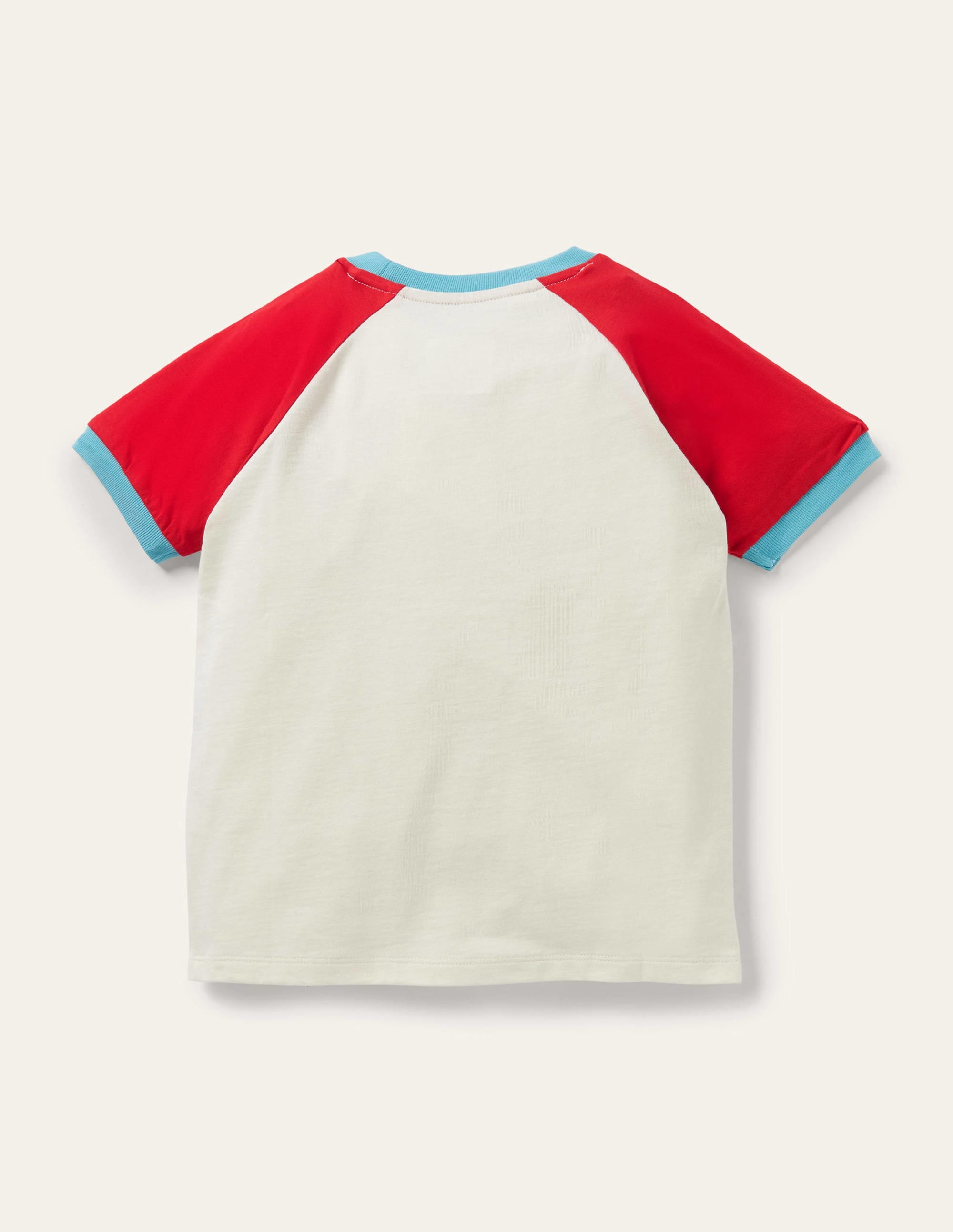 T-shirt à manches raglan et imprimés graphiques-Camping-car rouge feu - Image 2