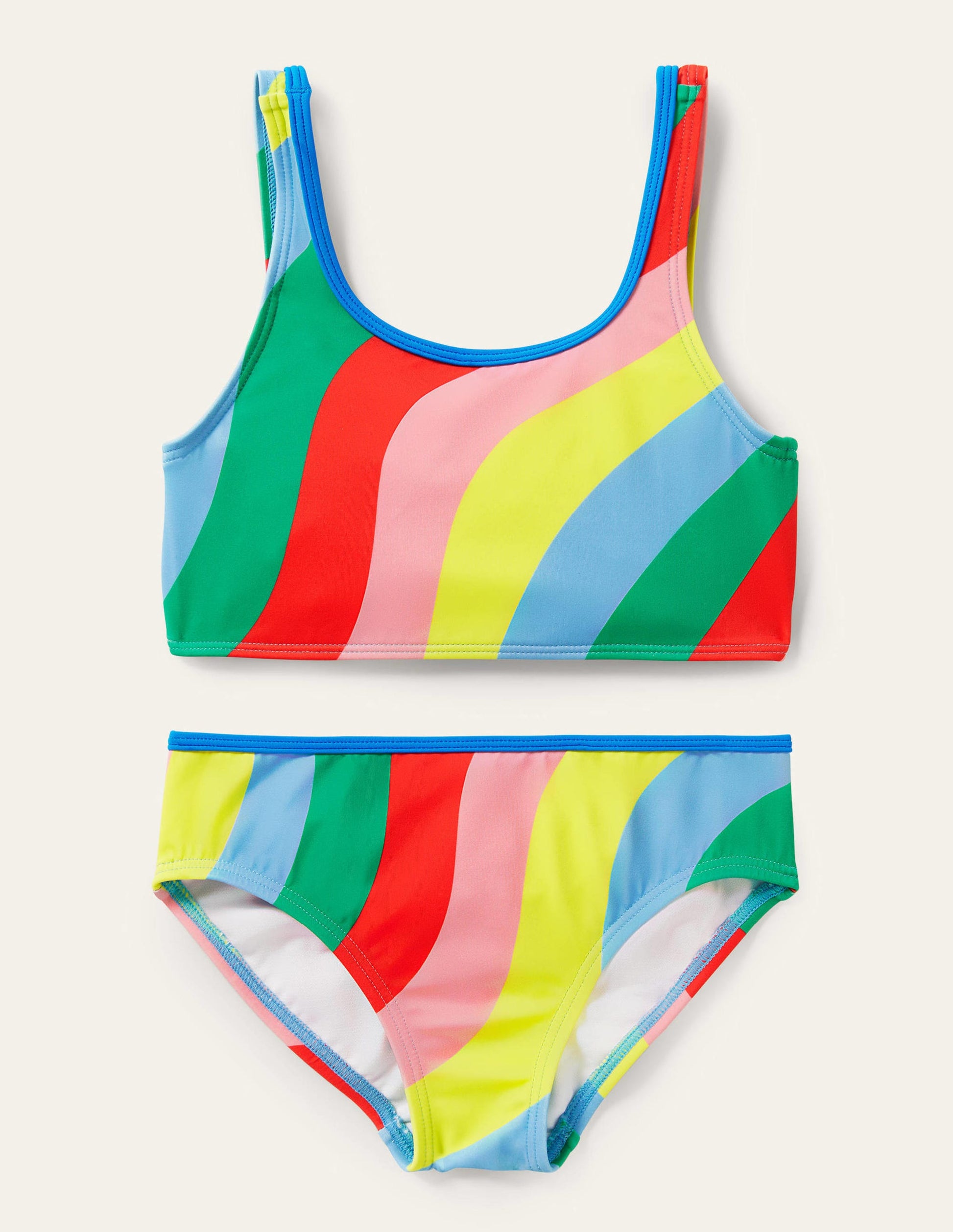 Twist Back Bikini-Multi Wave-1