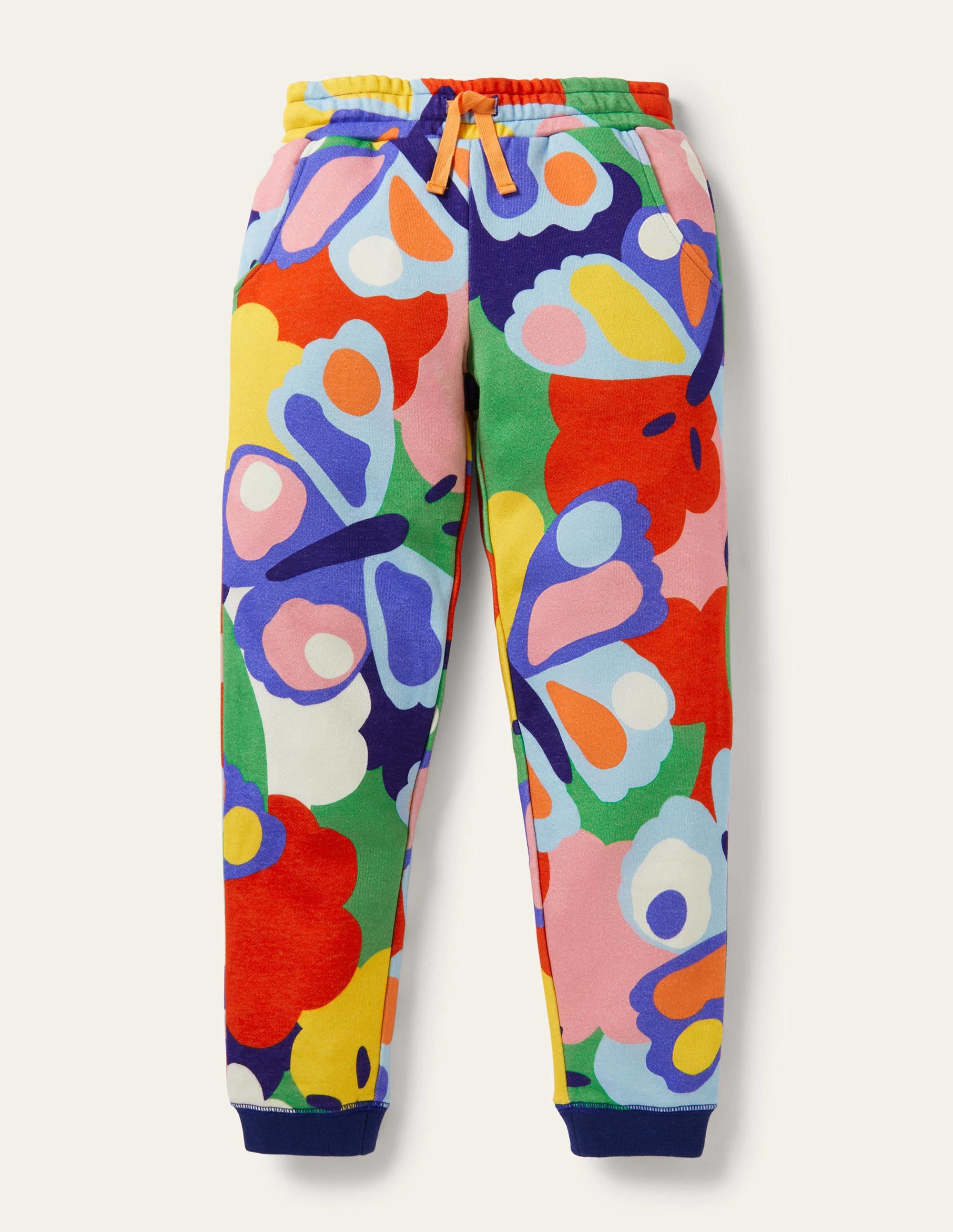Gemusterte Jogginghose-Bunt, Schmetterlingsmuster - Image 1