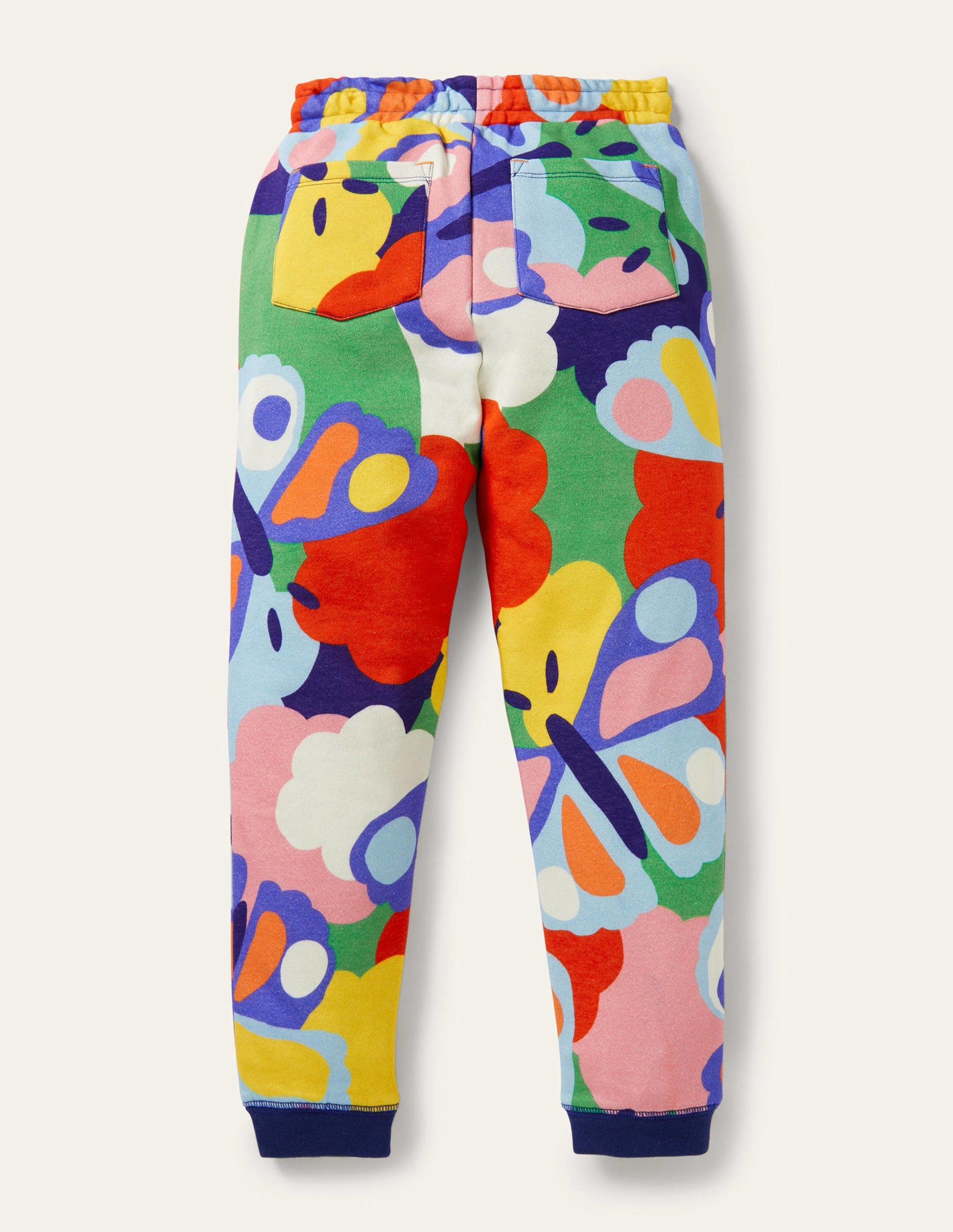 Gemusterte Jogginghose-Bunt, Schmetterlingsmuster-2