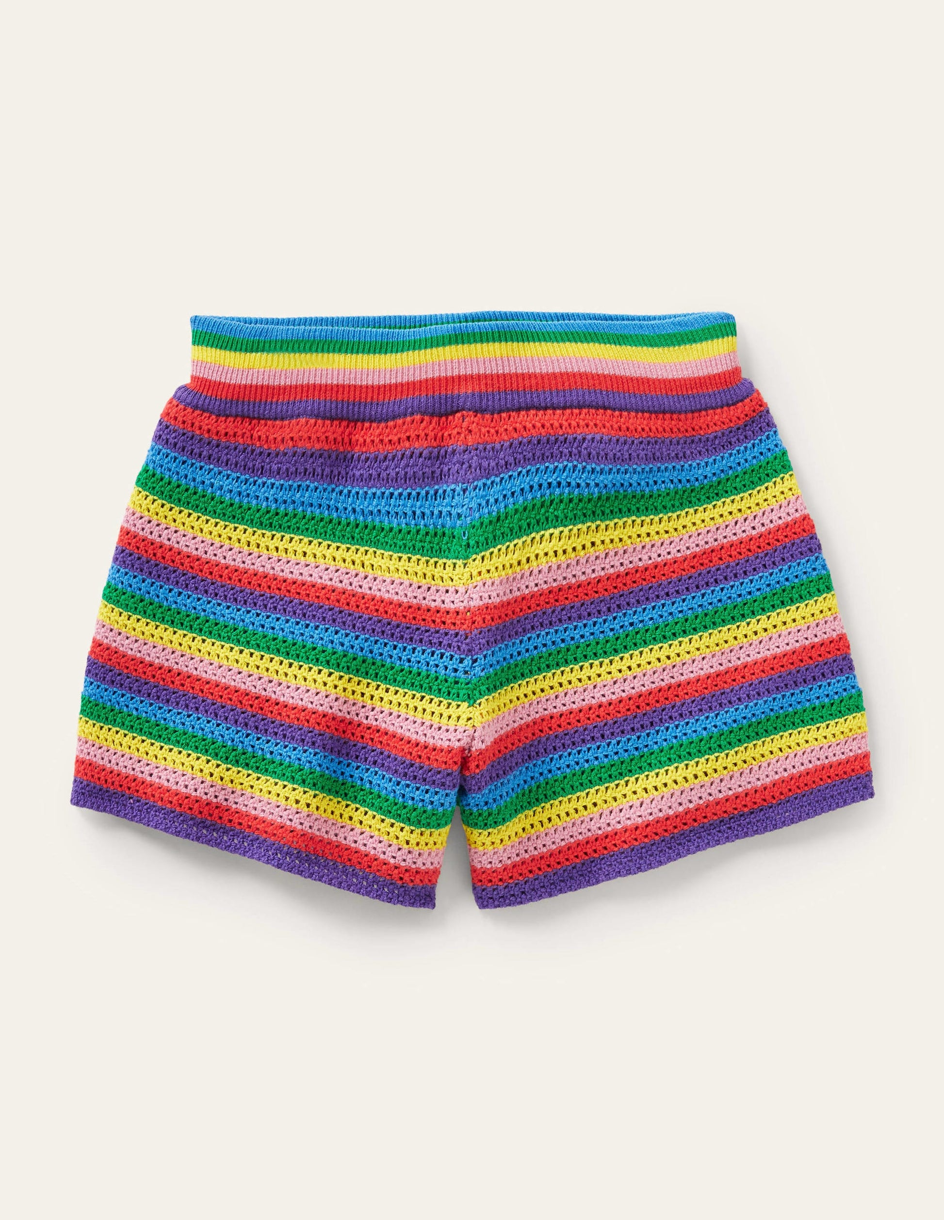 Strickshorts in Regenbogenfarben-Bunt, Regenbogenfarben-1