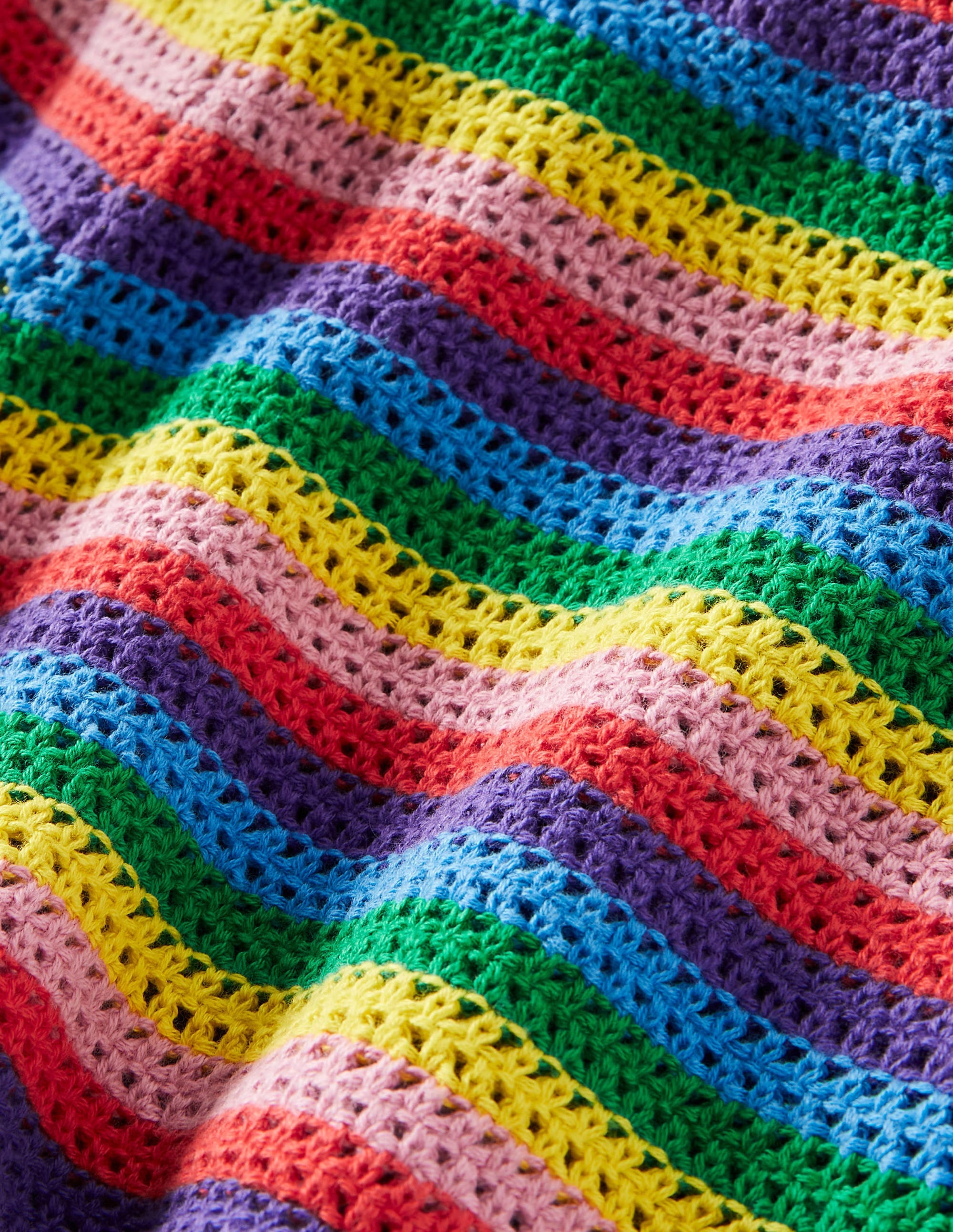 Strickshorts in Regenbogenfarben-Bunt, Regenbogenfarben - Image 3