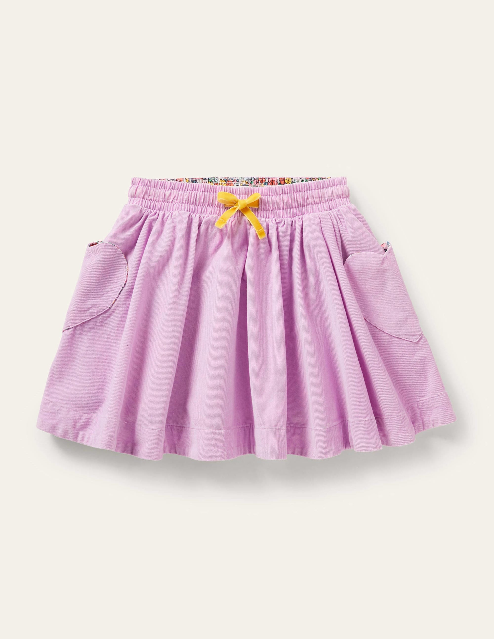 Jupe tissée tournoyante-Violet pétale d'orchidée - Image 1