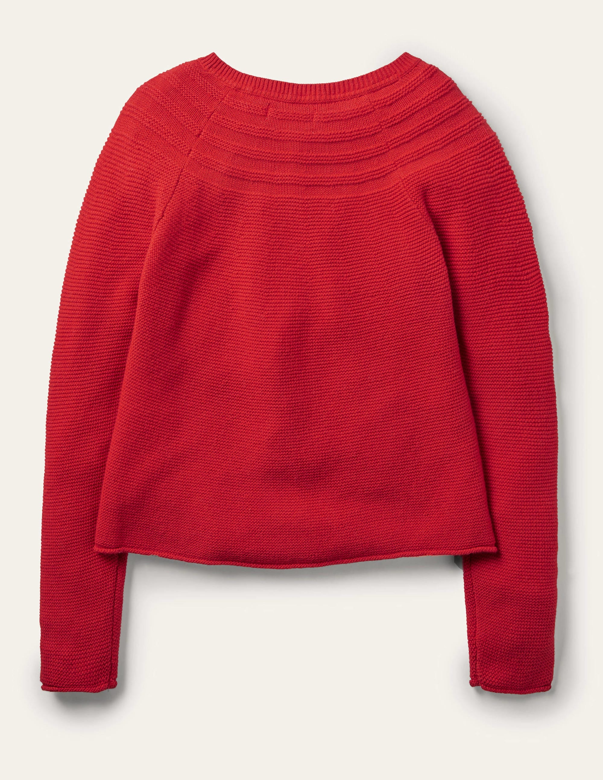 Red Cashmere Blend Cardigan-Rockabilly-Rot - Image 2